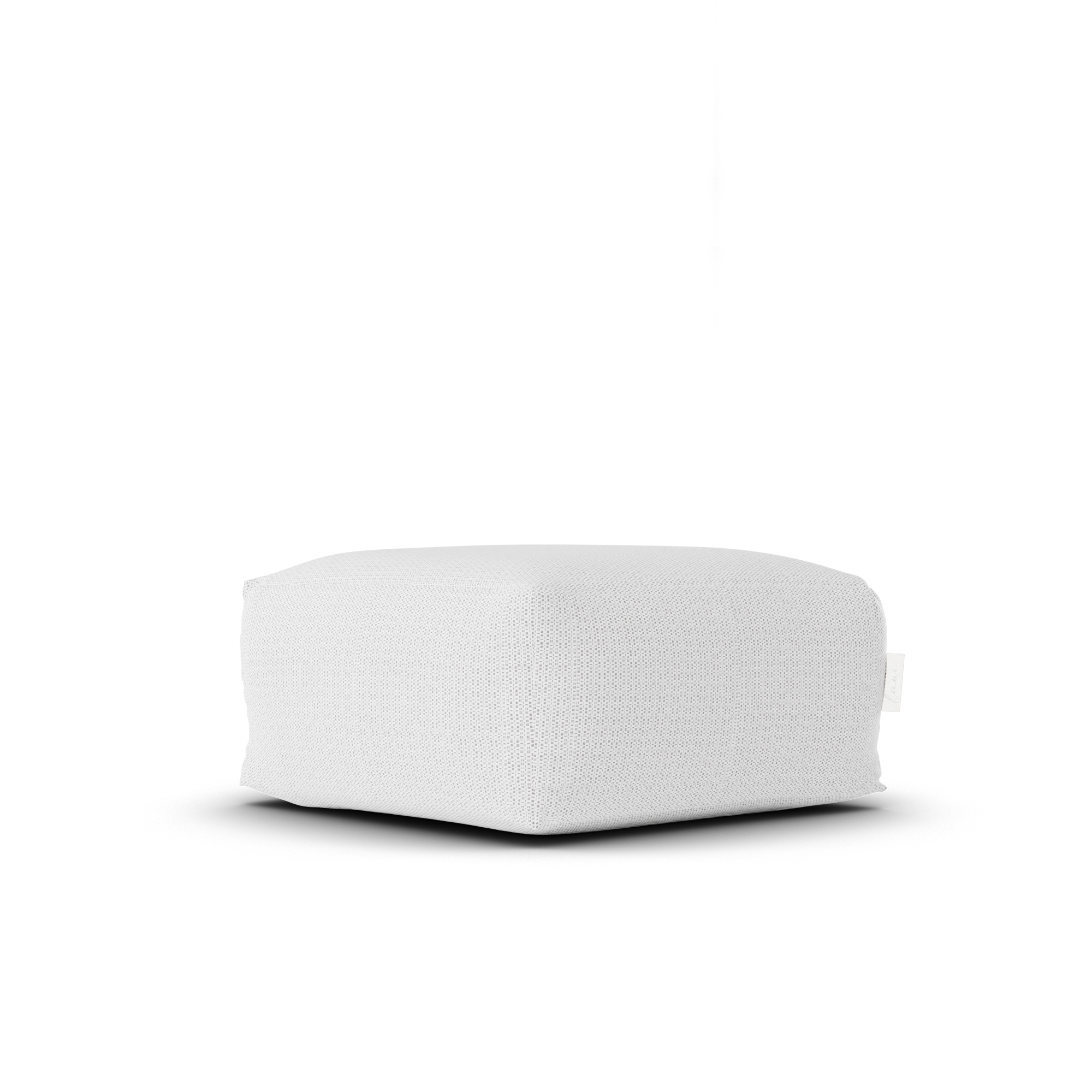 Laui Lounge™ - Boho Square Pouf White