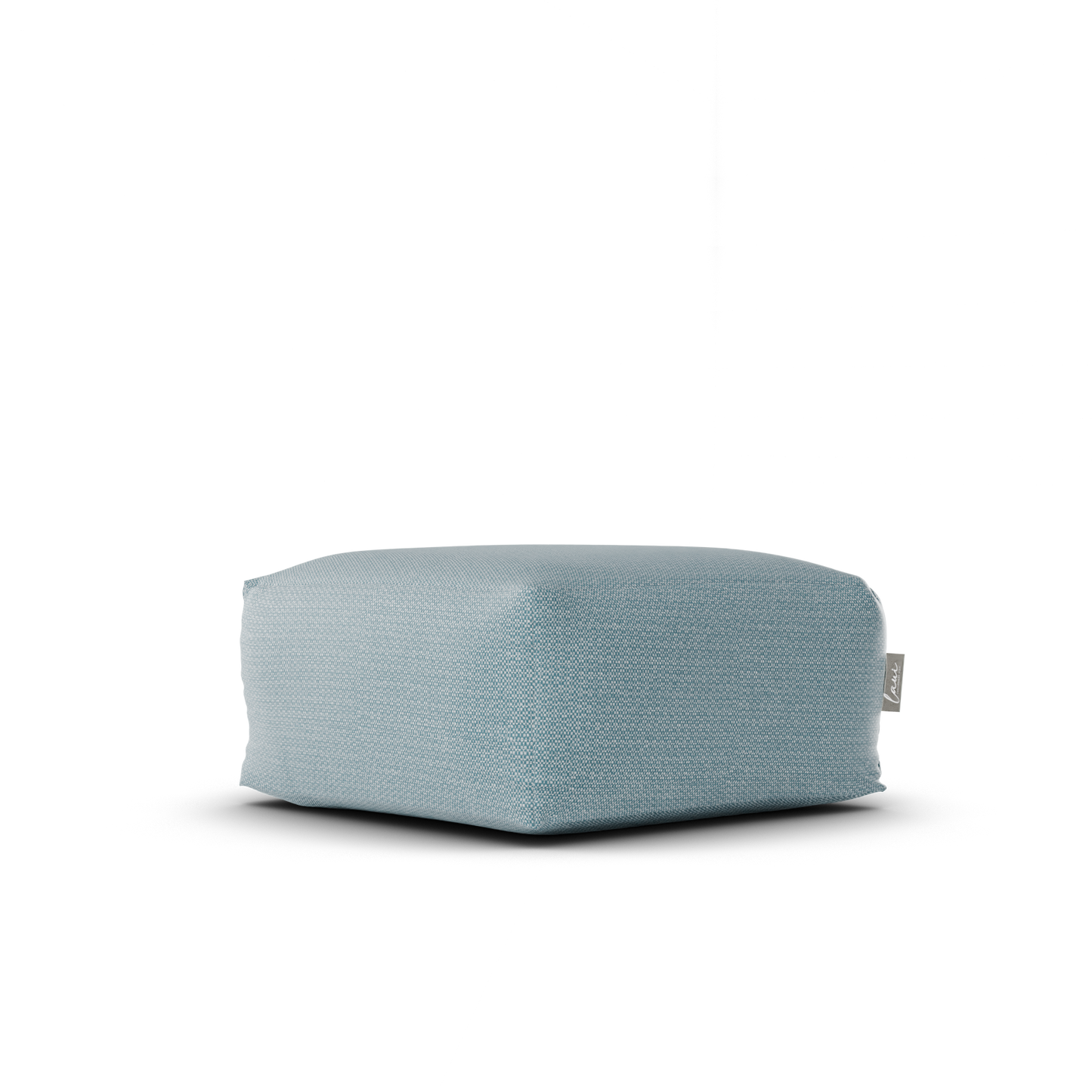 Laui Lounge™ - Pouf carré original bleu ciel