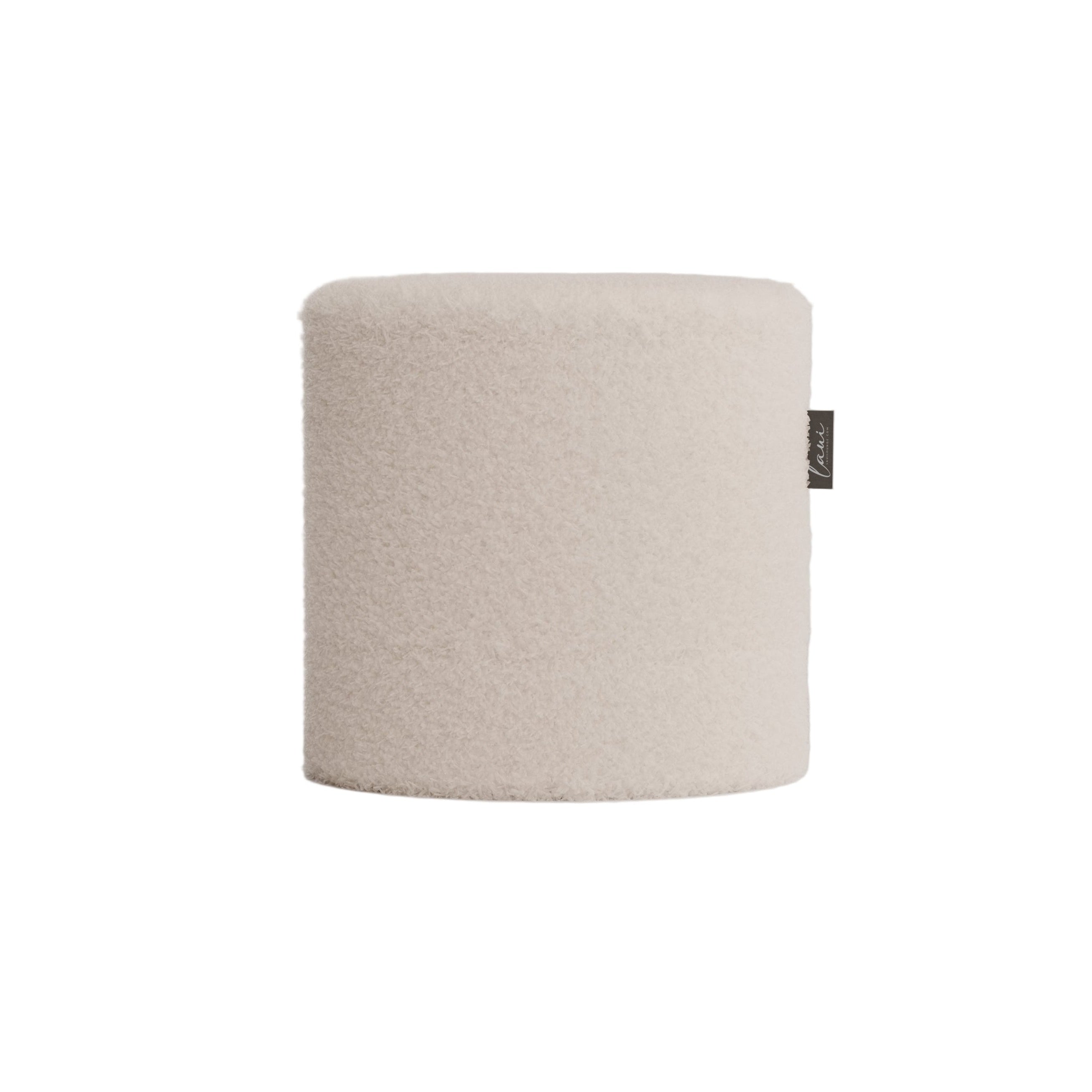 Laui Lounge™ - Doodle Round Pouf Ø44 - Cream