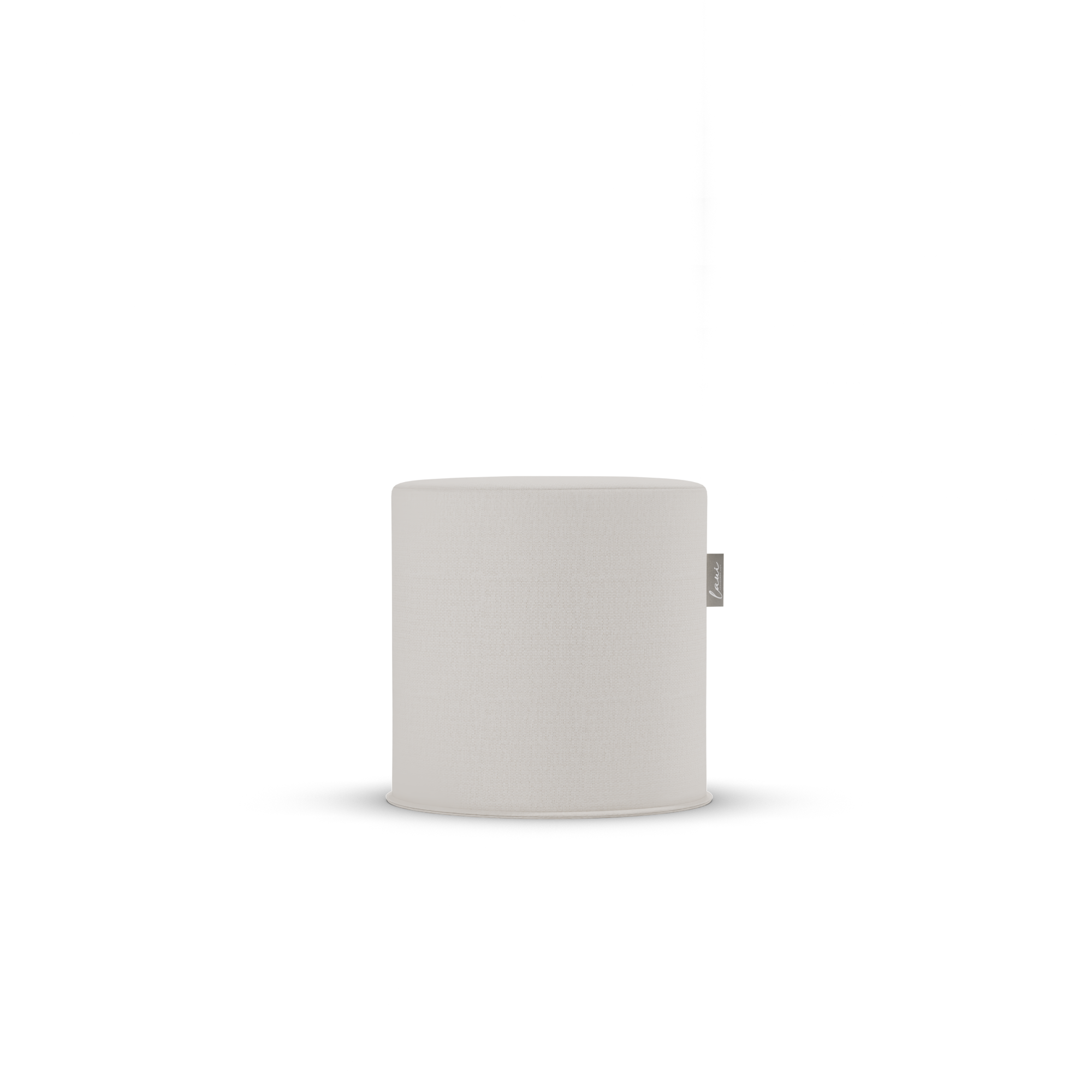 Laui Lounge™ - Fixed Round Pouf 44 - Boho Beige