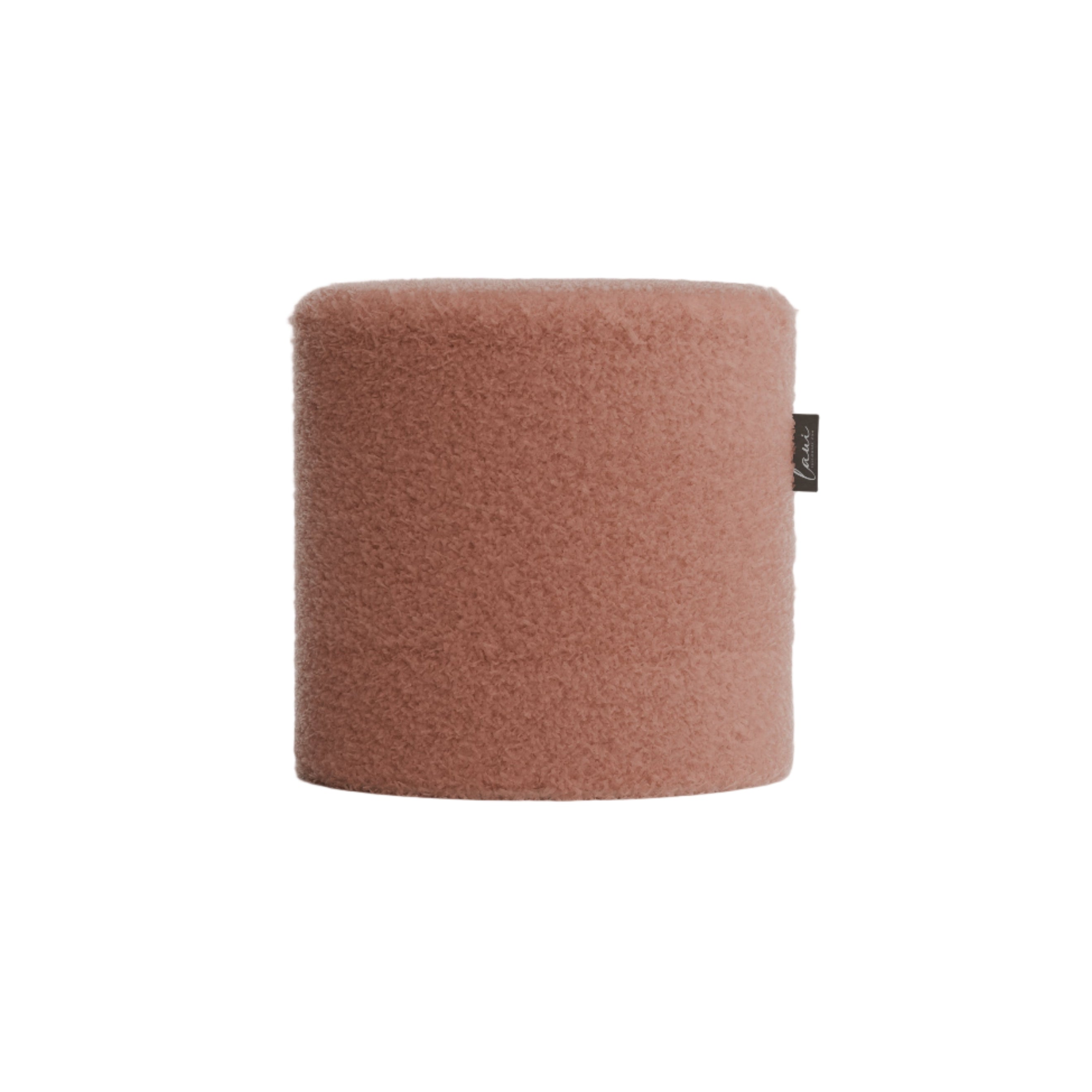 Laui Lounge™ - Doodle Round Pouf Ø44 - Soft Pink