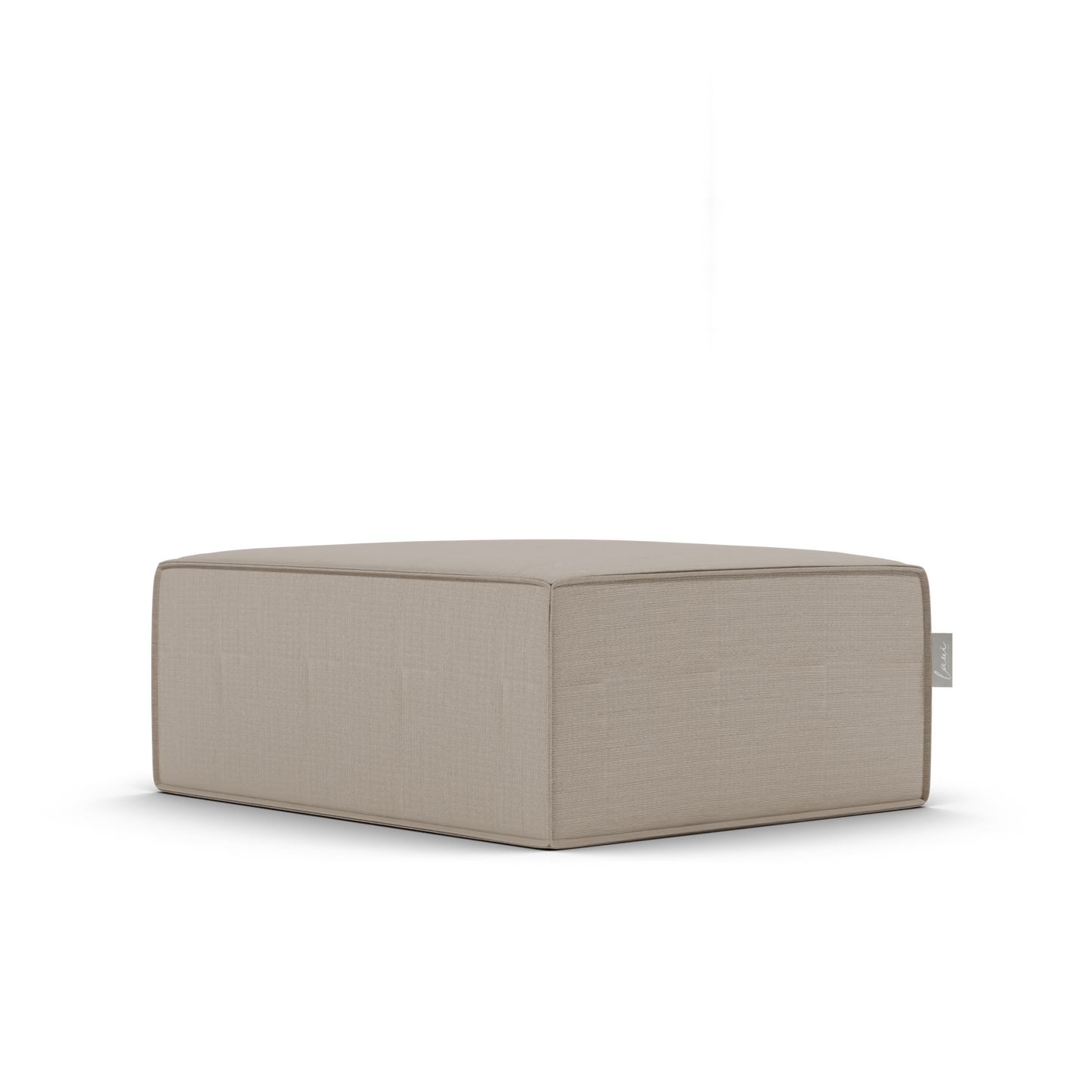 Laui Lounge™ - Pouf Intérieur Fixe - Boho Taupe