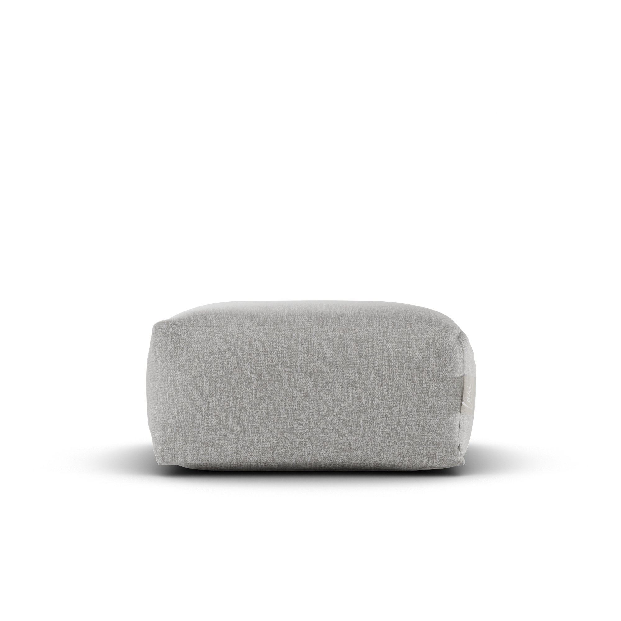 Laui Lounge™ - Pouf carré original gris cendré