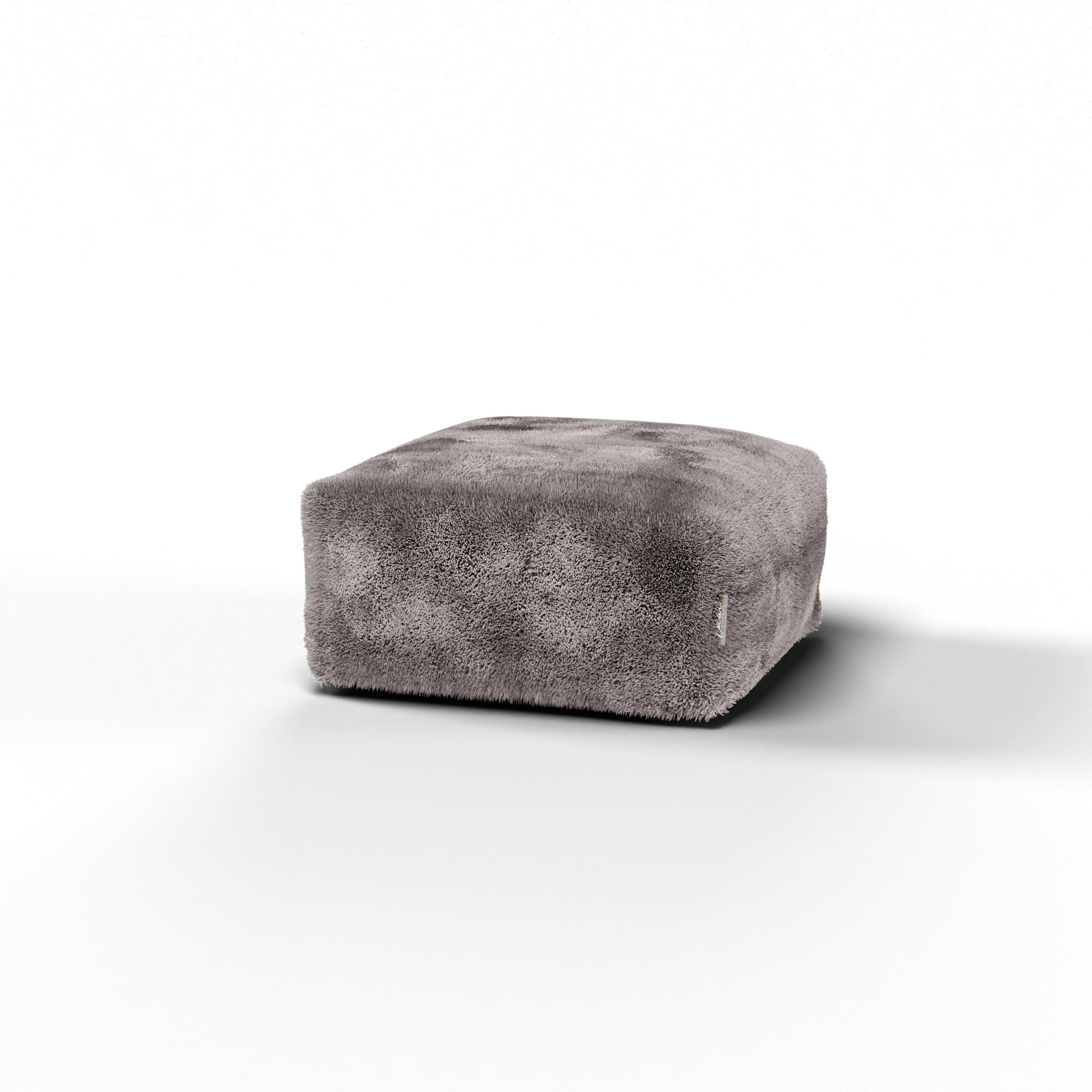 Laui Lounge™ - Doodle Square Pouf Taupe