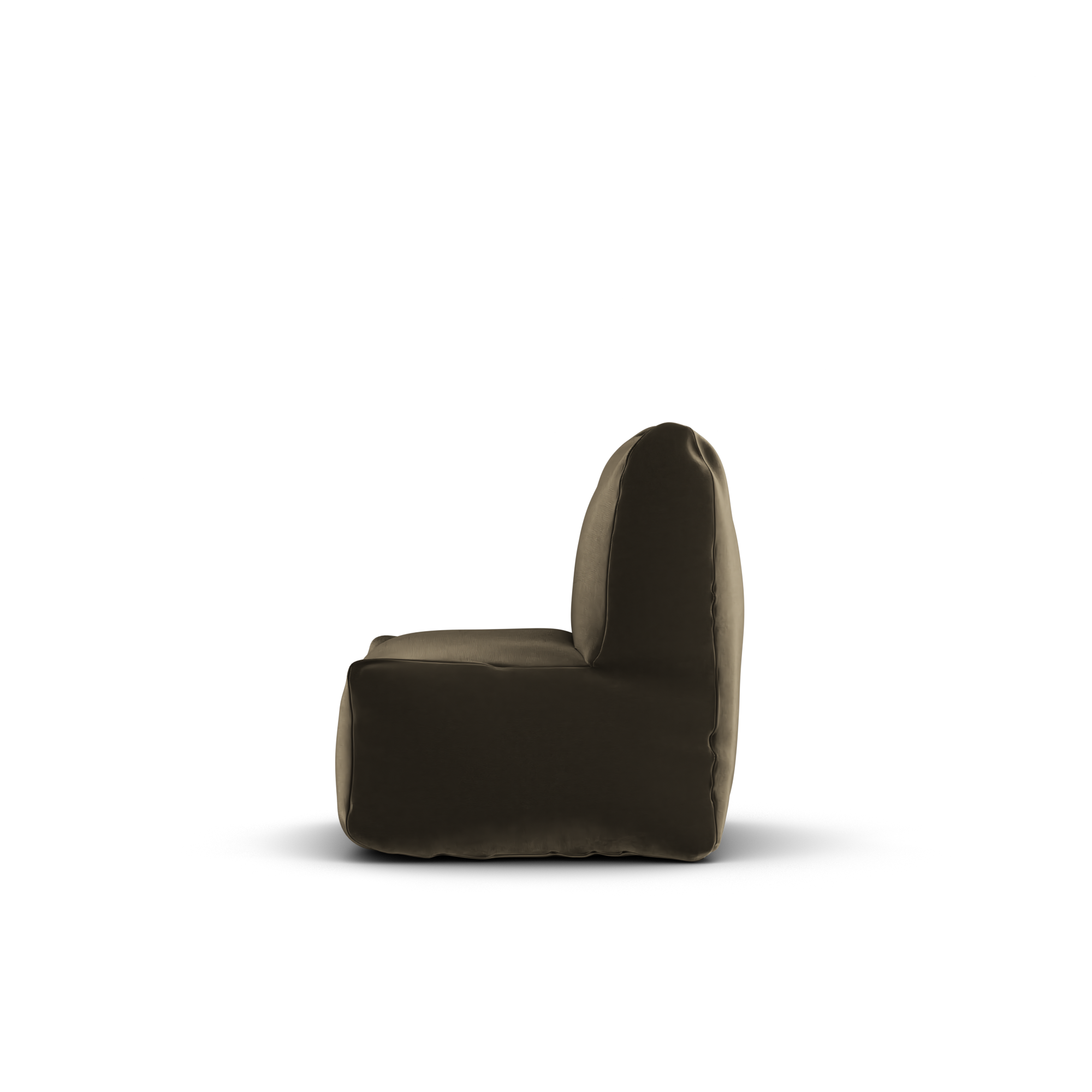 Laui Lounge™ - Fauteuil enfant en velours taupe