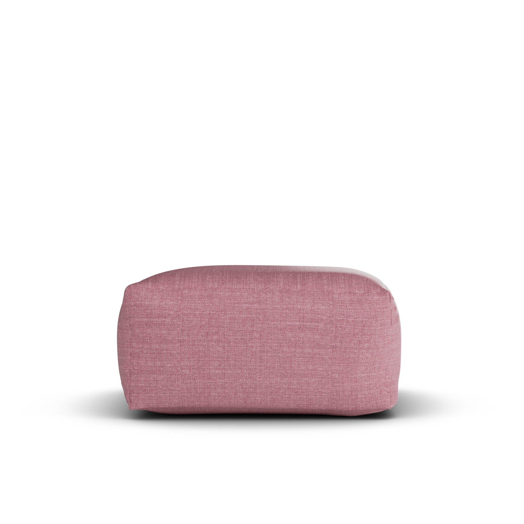 Laui Lounge™ - Pouf carré en lin Blush