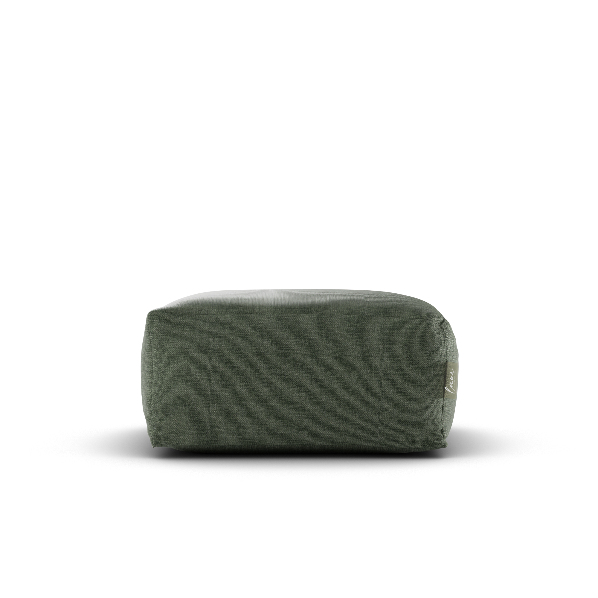 Laui Lounge™ - Linnen Square Pouf Forest Green