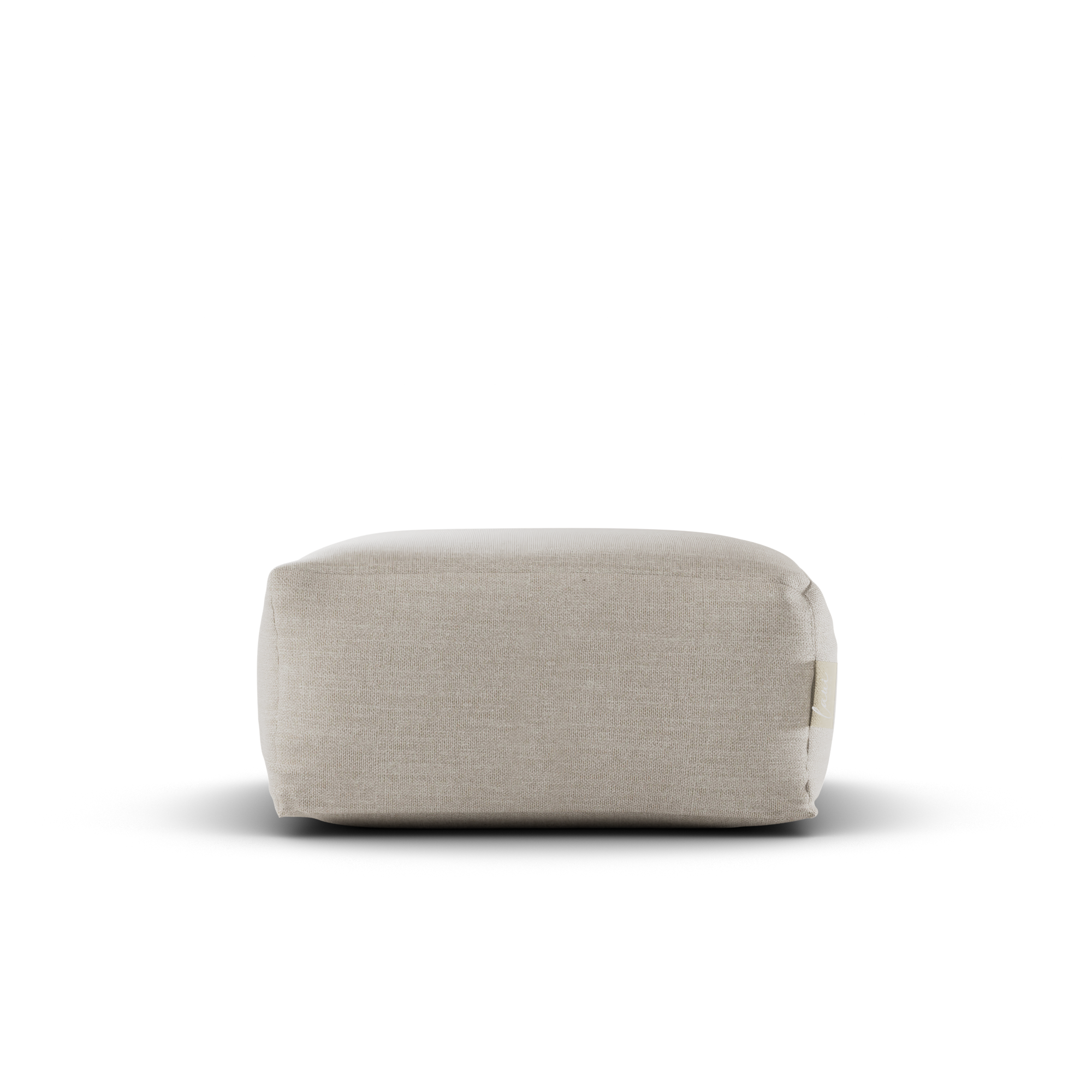 Laui Lounge™ - Linnen Square Pouf Nature