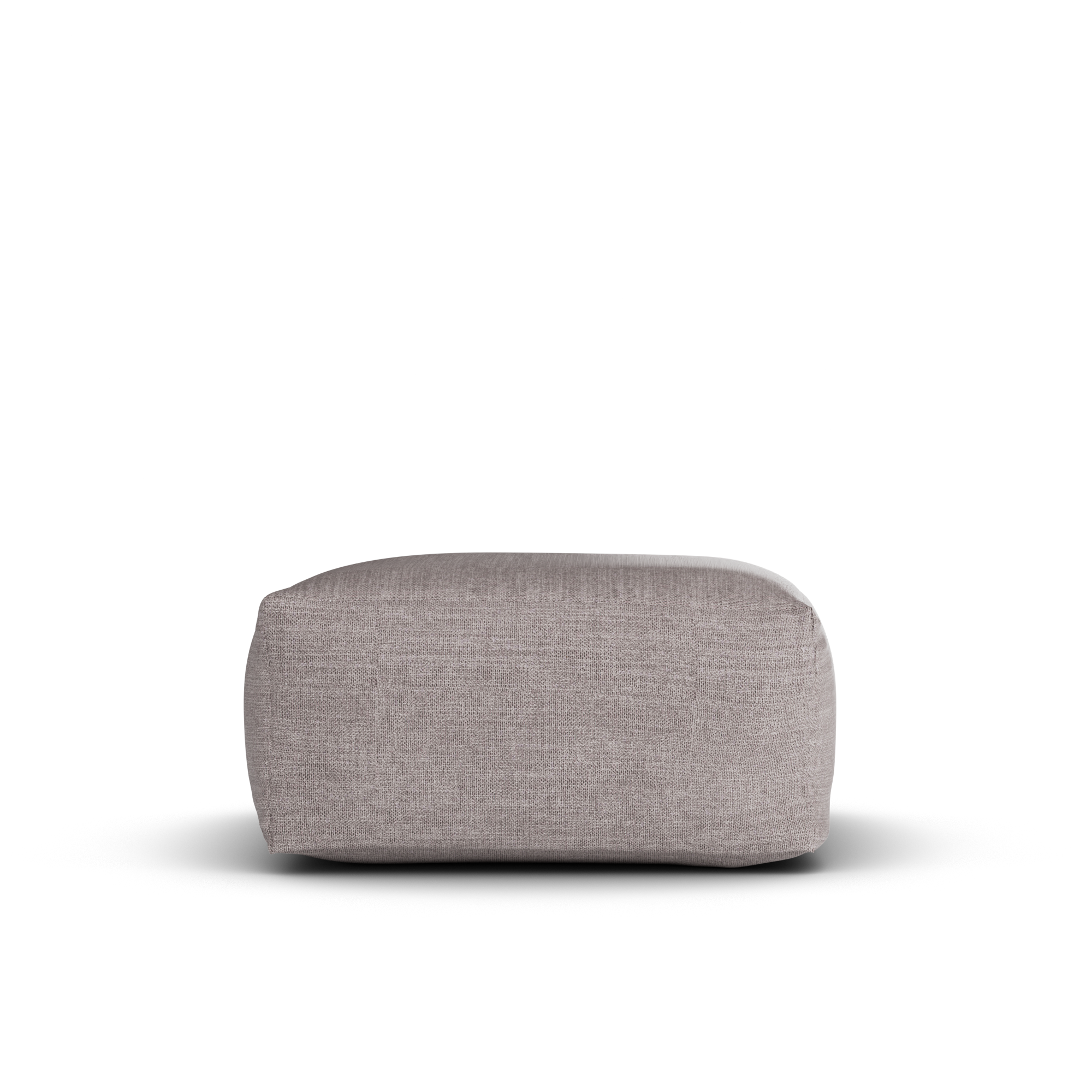 Laui Lounge™ - Pouf Carré en Lin Taupe