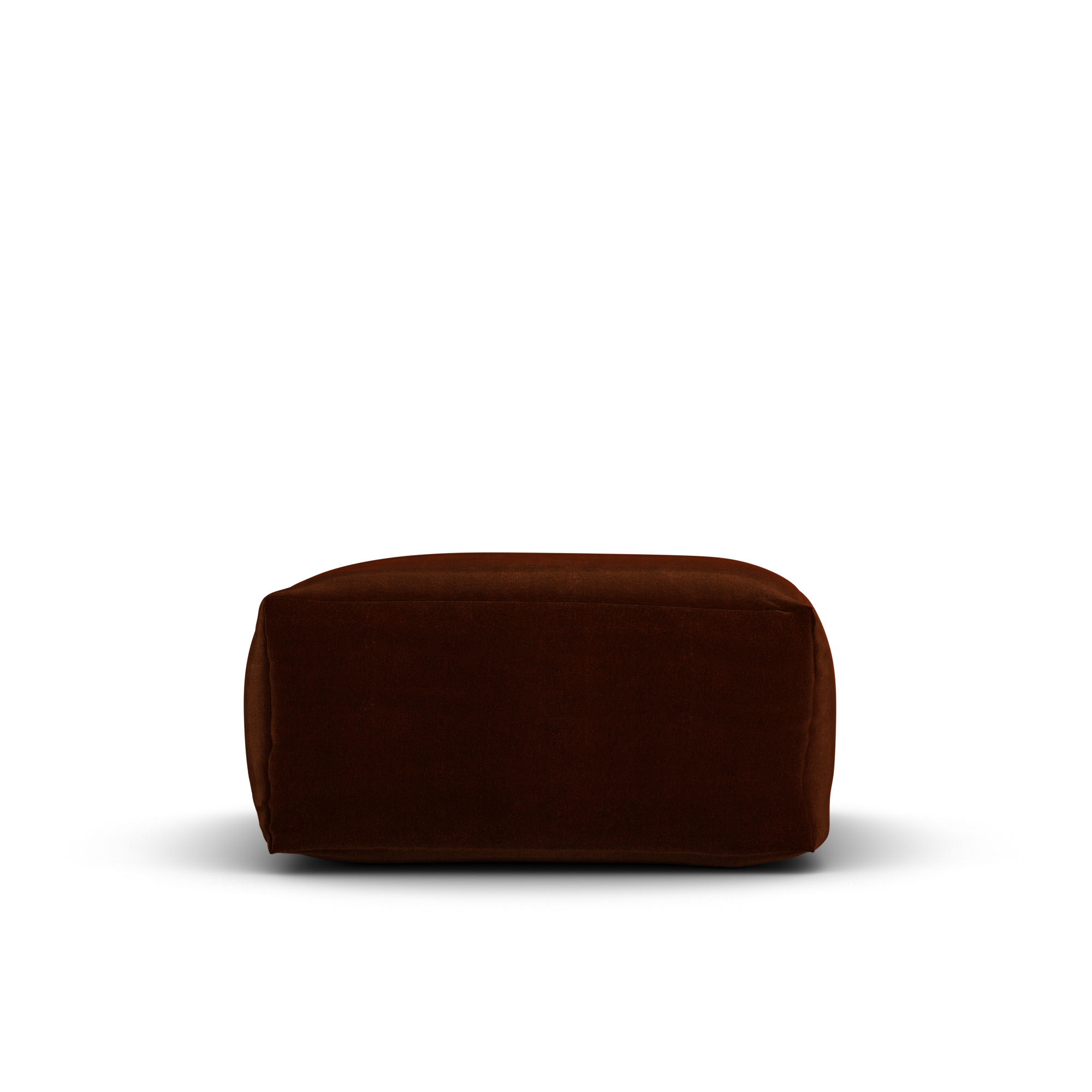 Laui Lounge™ - Pouf carré en velours cuivré