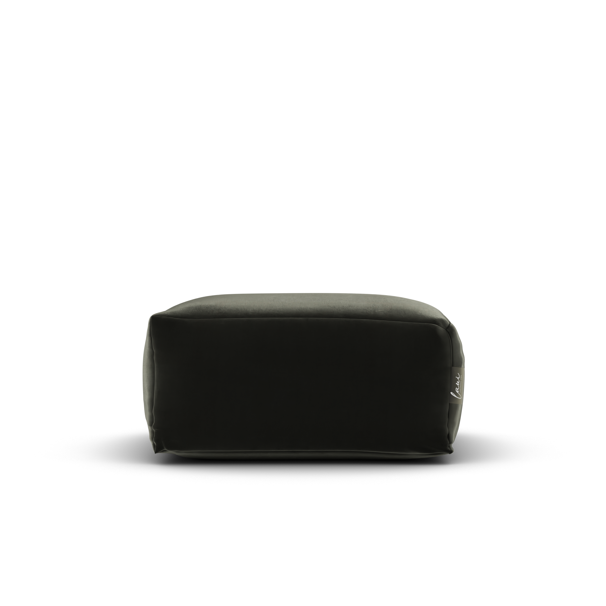 Laui Lounge™ - Velvet Square Pouf Pearl