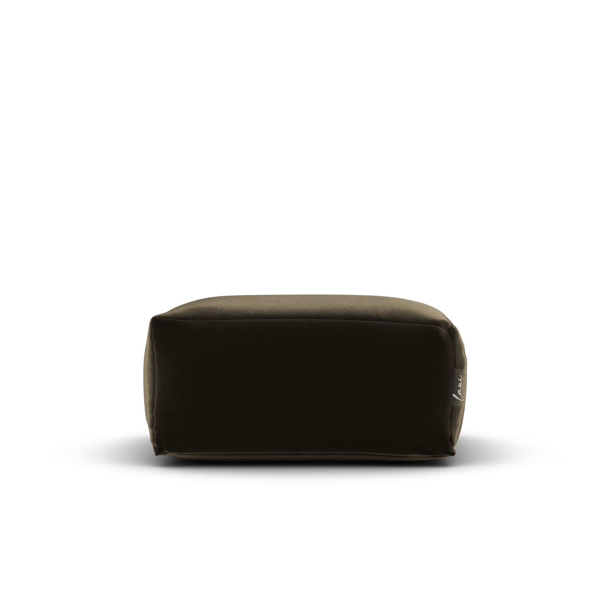 Laui Lounge™ - Velvet Square Pouf Taupe