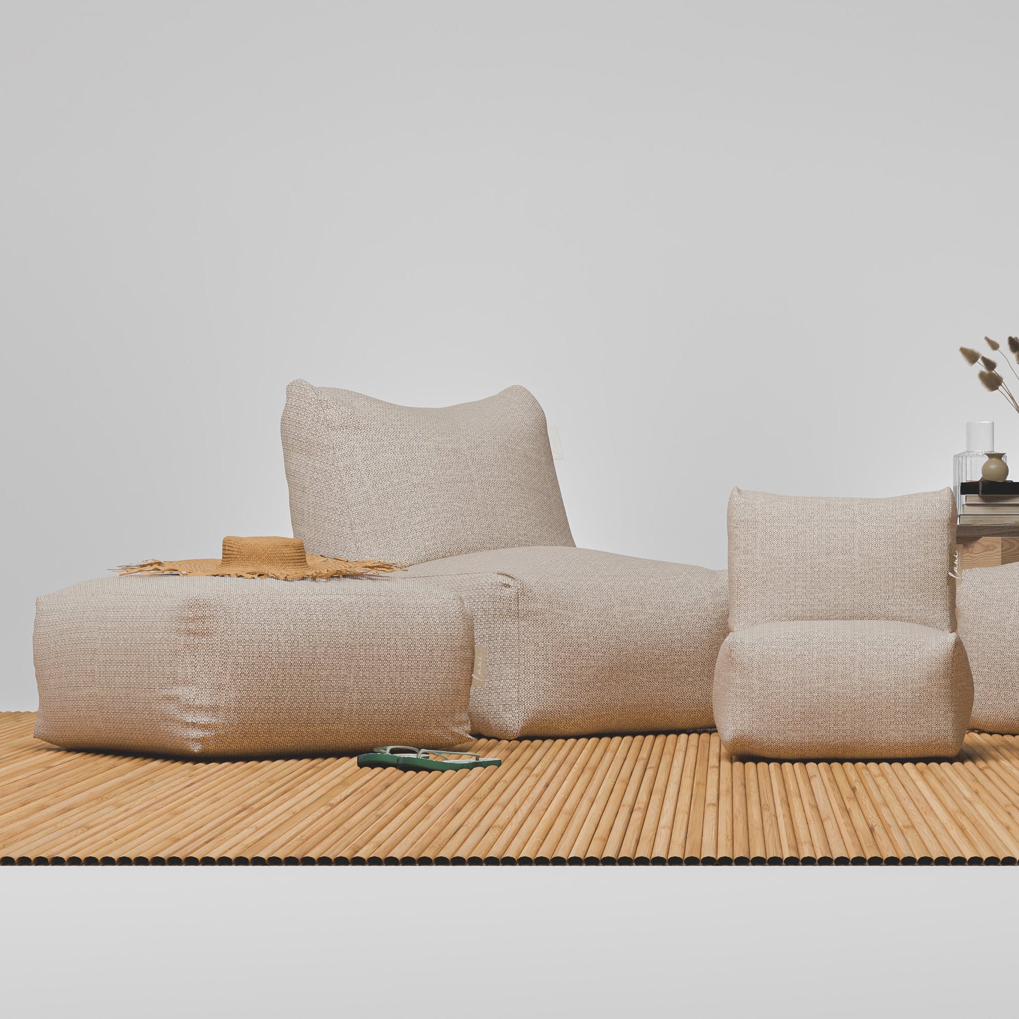 Laui Lounge™ - Siège Boho Junior Lounge Beige