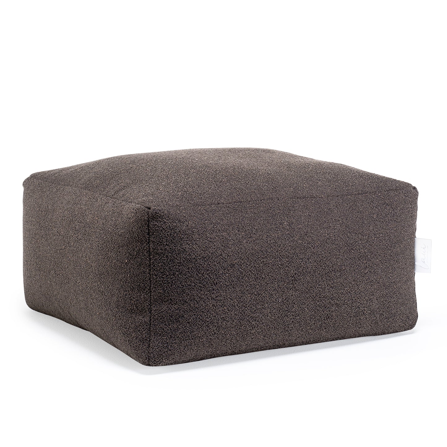 Laui Lounge™ - Retro Square Pouf Dark Brown