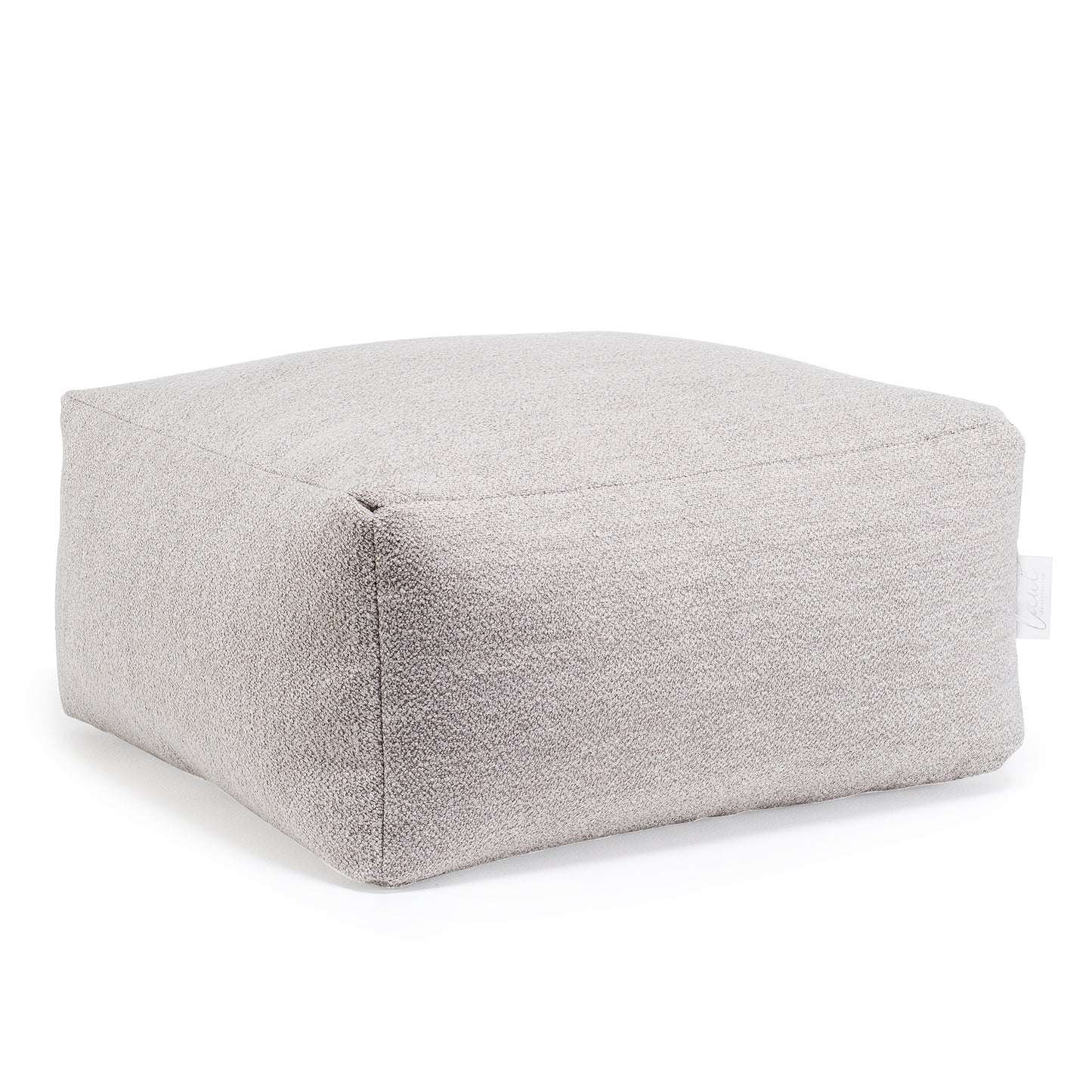 Laui Lounge™ - Retro Square Pouf Natural