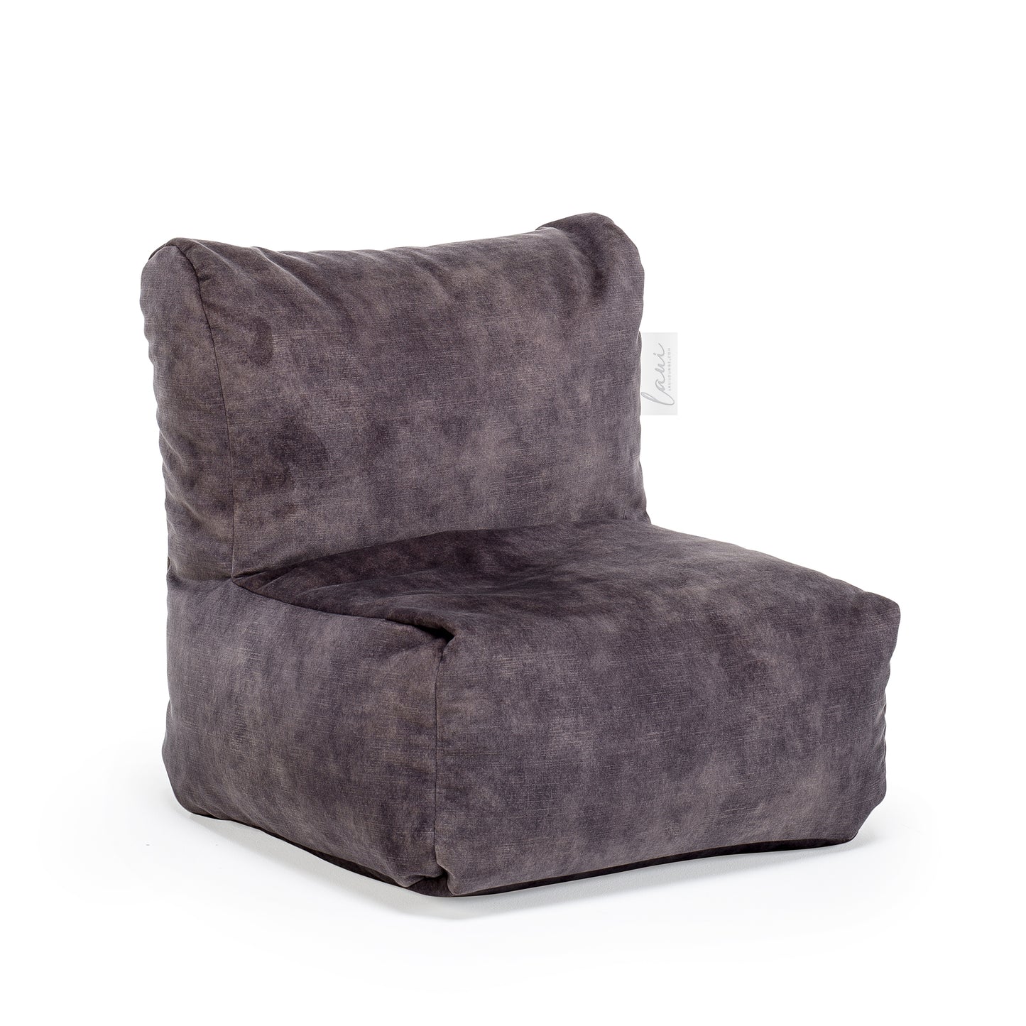 Laui Lounge™ - Velvet Kid Lounge Dark Grey