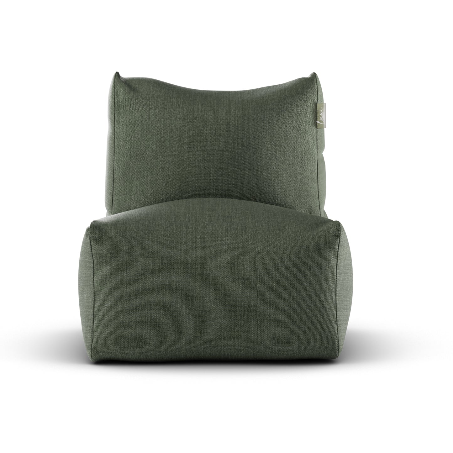 Laui Lounge™ - Fauteuil lounge en lin XL Vert forêt