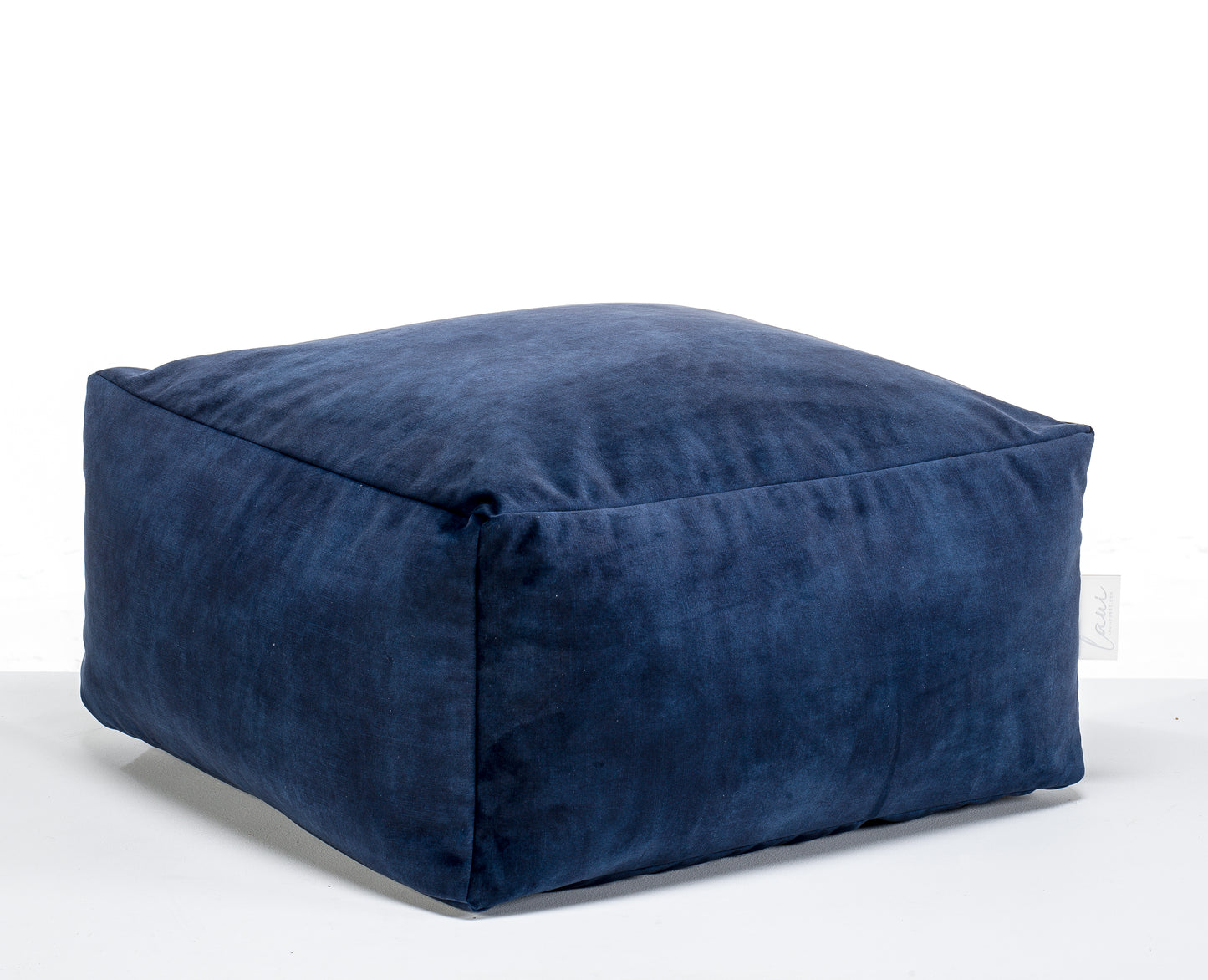 Laui Lounge™ - Velvet Square Pouf Indigo