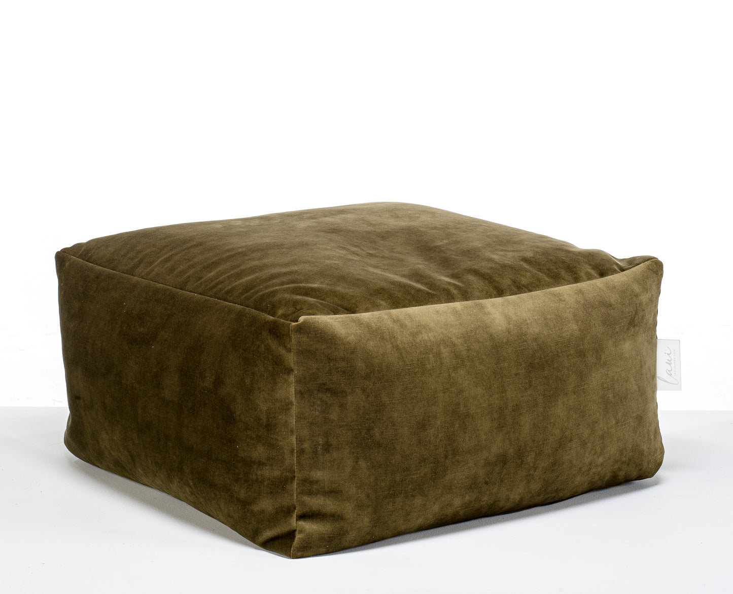 Laui Lounge™ - Velvet Square Pouf Moss