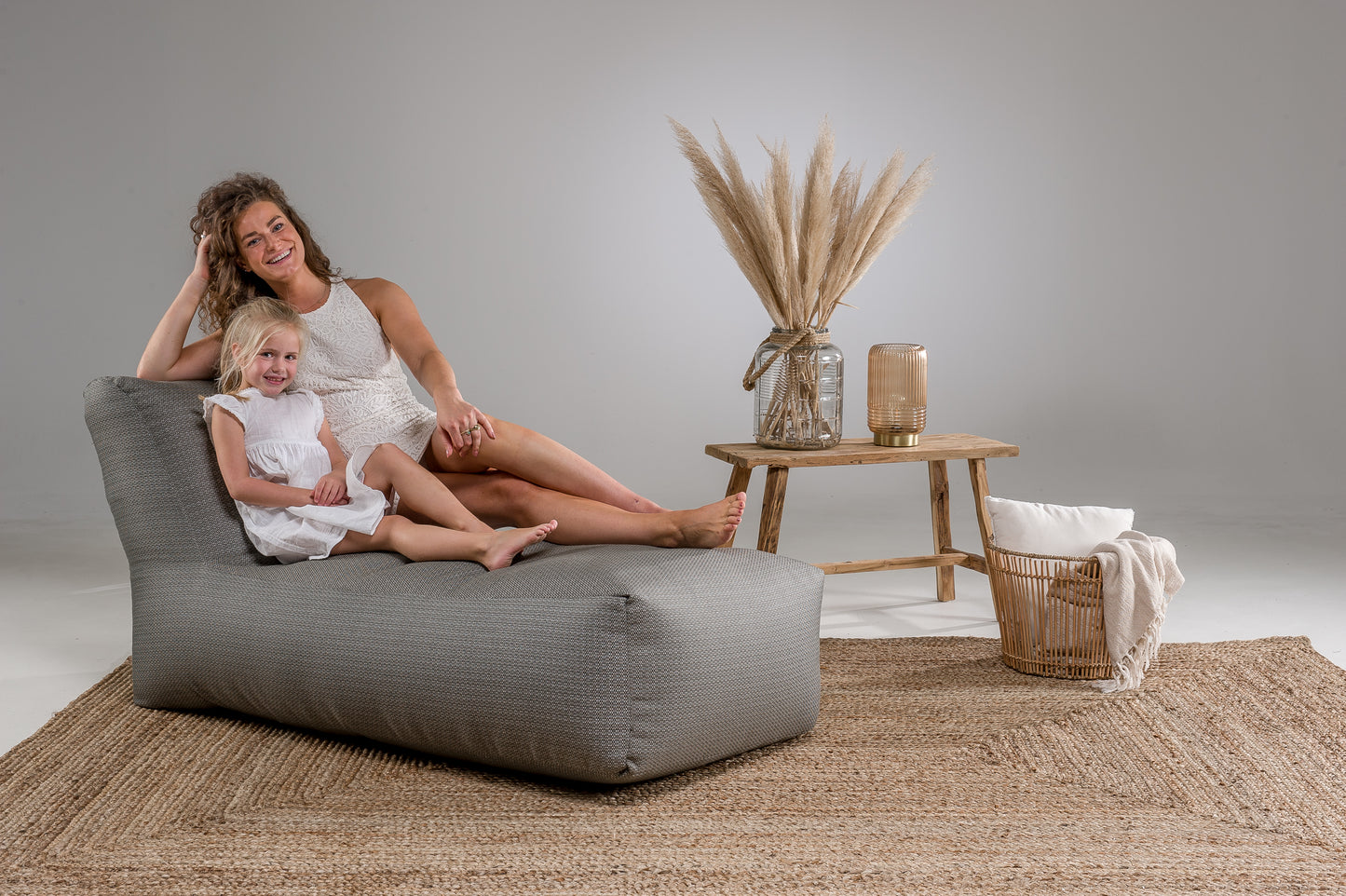 Laui Lounge™ - Original Long Chair Stone Grey