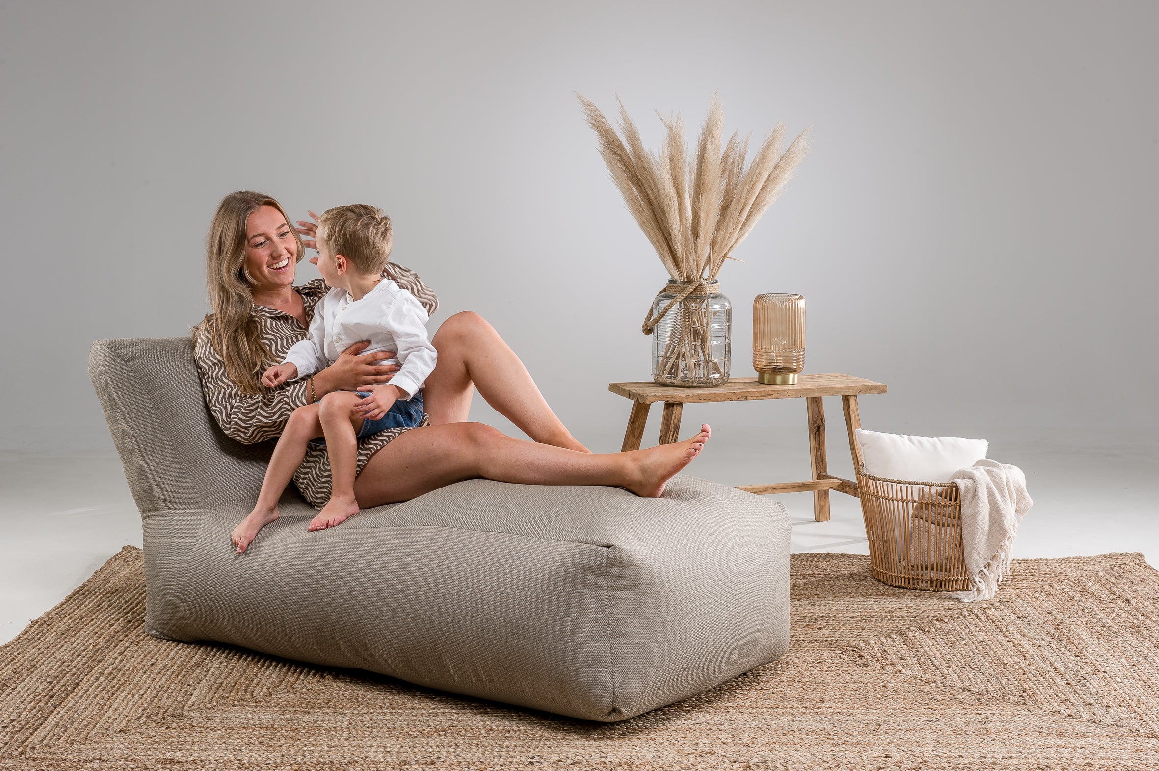 Laui Lounge™ - Chaise longue Boho Taupe