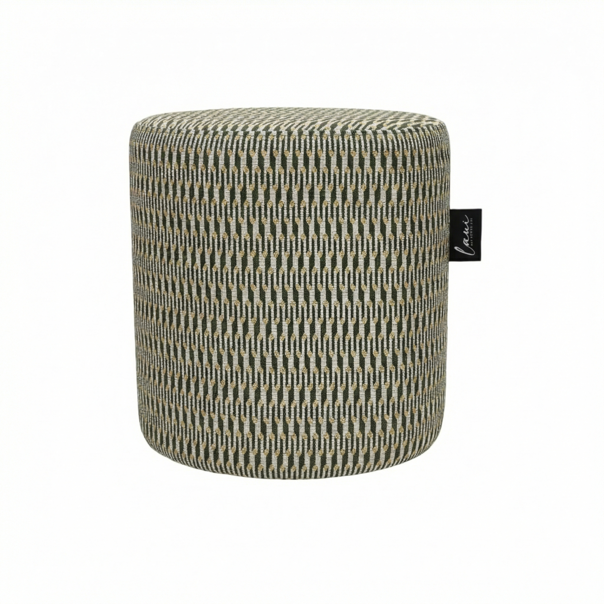 Laui Lounge™ - Outdoor Pouf Marquetry Bora - Ø44x46cm