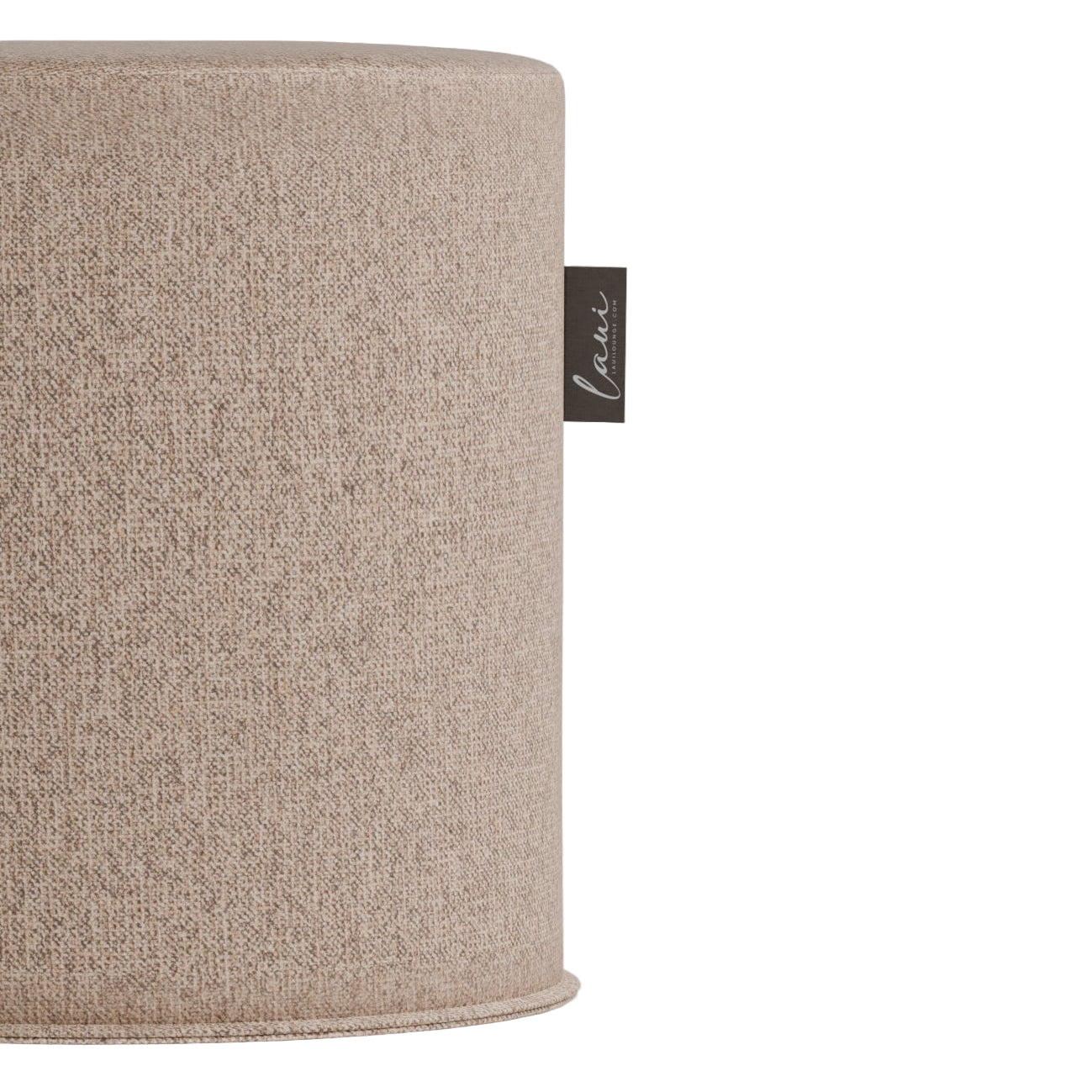 Laui Lounge™ - Japandi Round Pouf Ø44 - Shitake