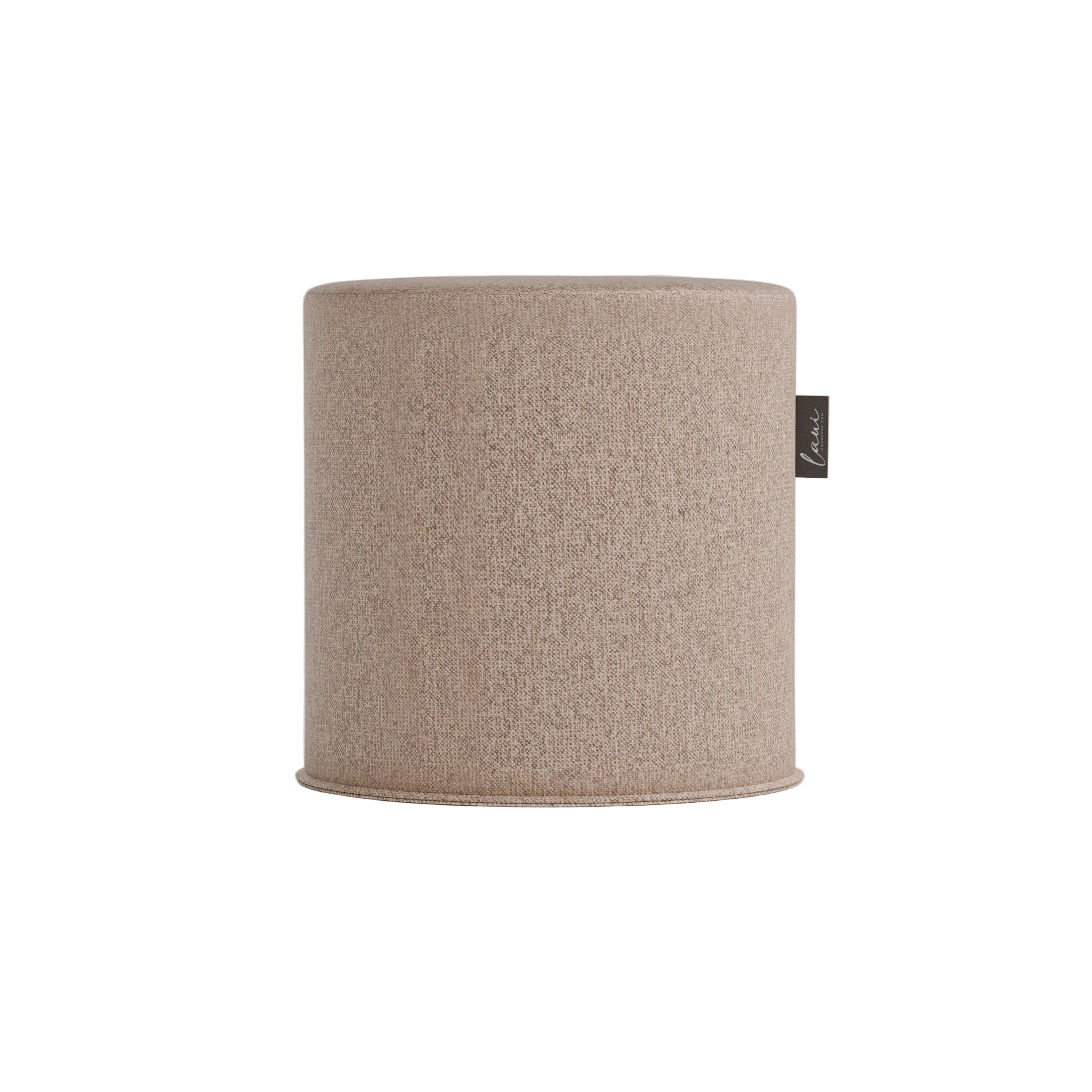 Laui Lounge™ - Japandi Round Pouf Ø44 - Shitake