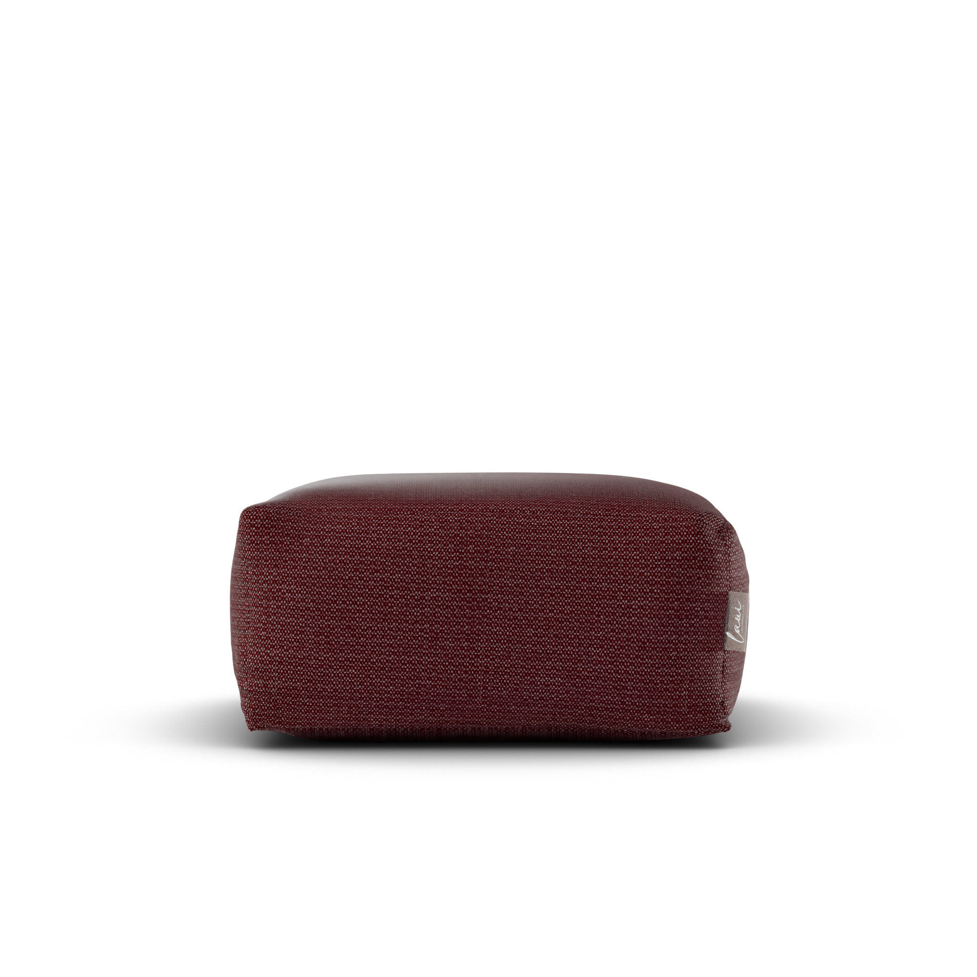 Laui Lounge™ - Pouf carré original bordeaux