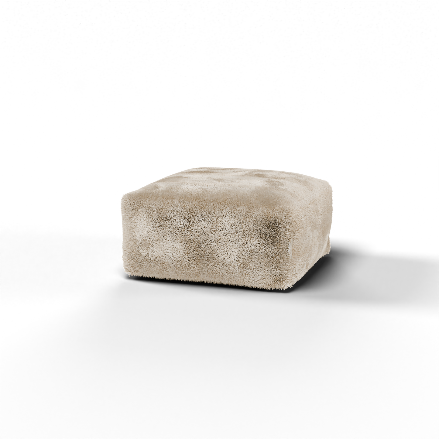 Laui Lounge™ - Doodle Square Pouf Cream