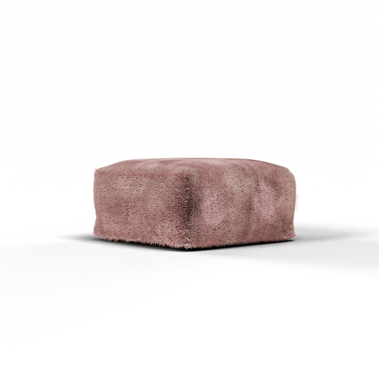 Laui Lounge™ - Linen Square Pouf Taupe