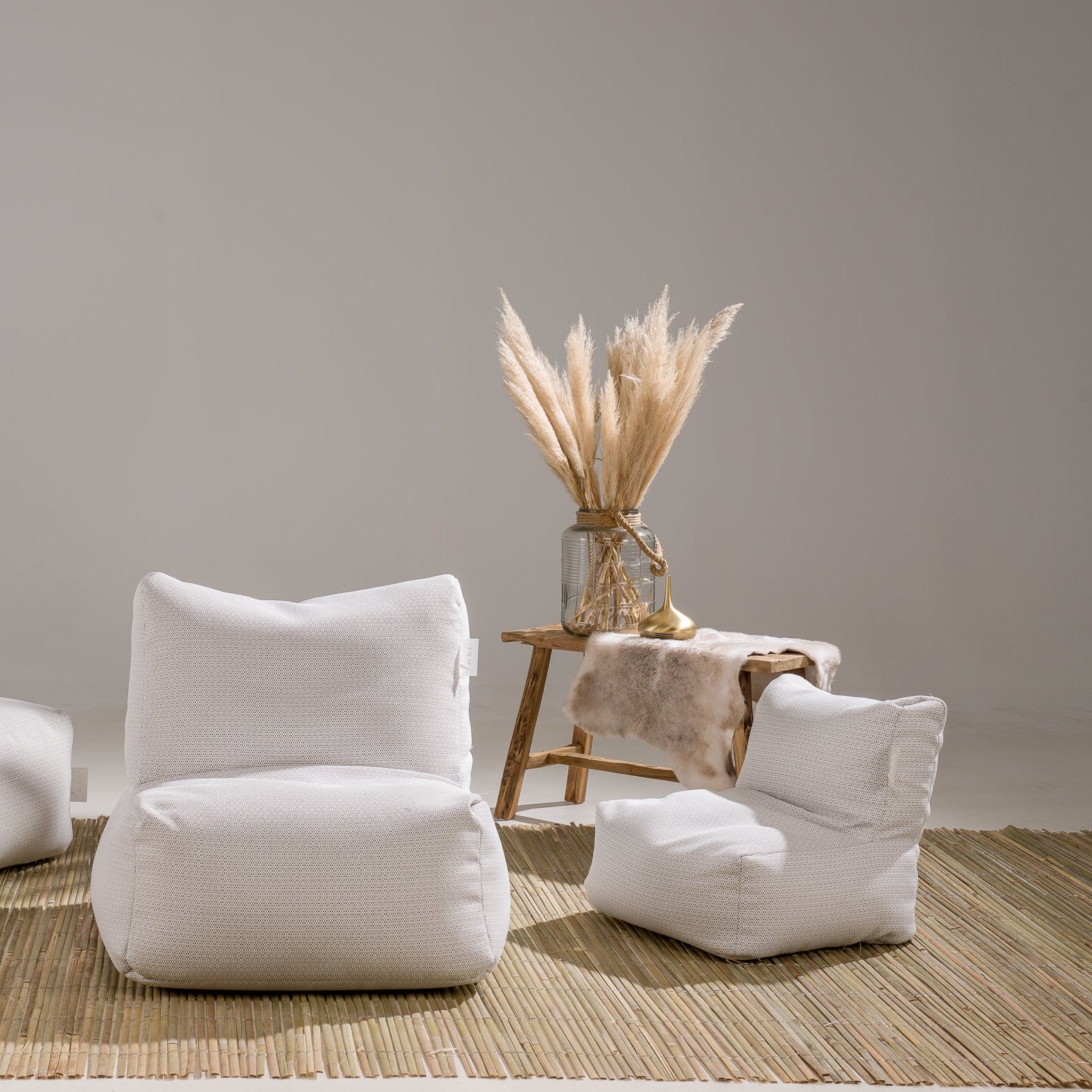 Laui Lounge™ - Boho Kid Lounge Blanc