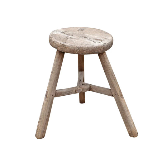 Laui Lounge™ - Old Elm Wood Stool