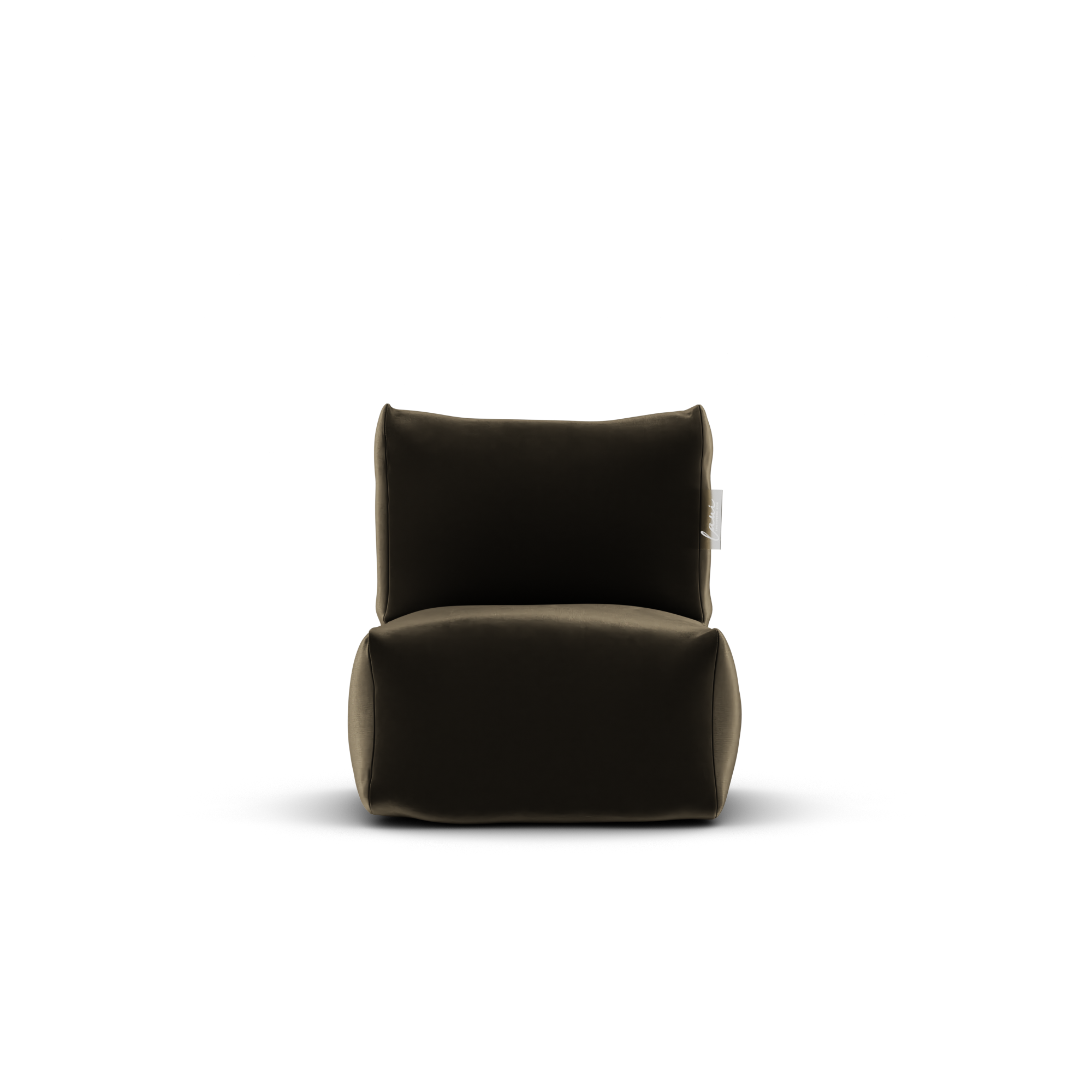 Laui Lounge™ - Velvet Kid Lounge Taupe
