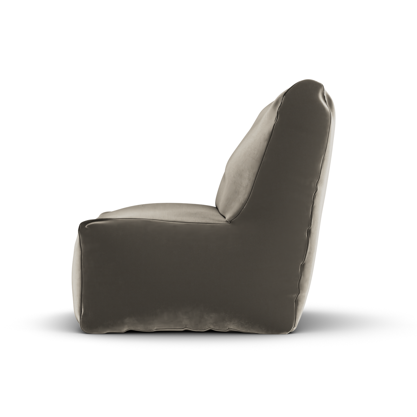 Laui Lounge™ - Velvet Lounge Seat Khaki