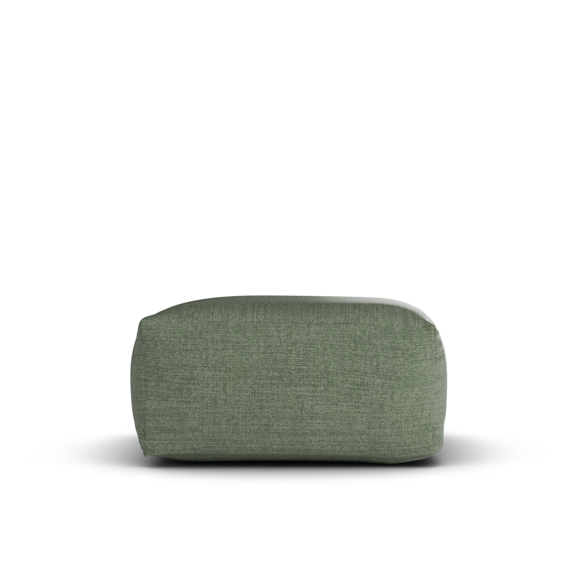 Laui Lounge™ - Linen Square Pouf Forest Green