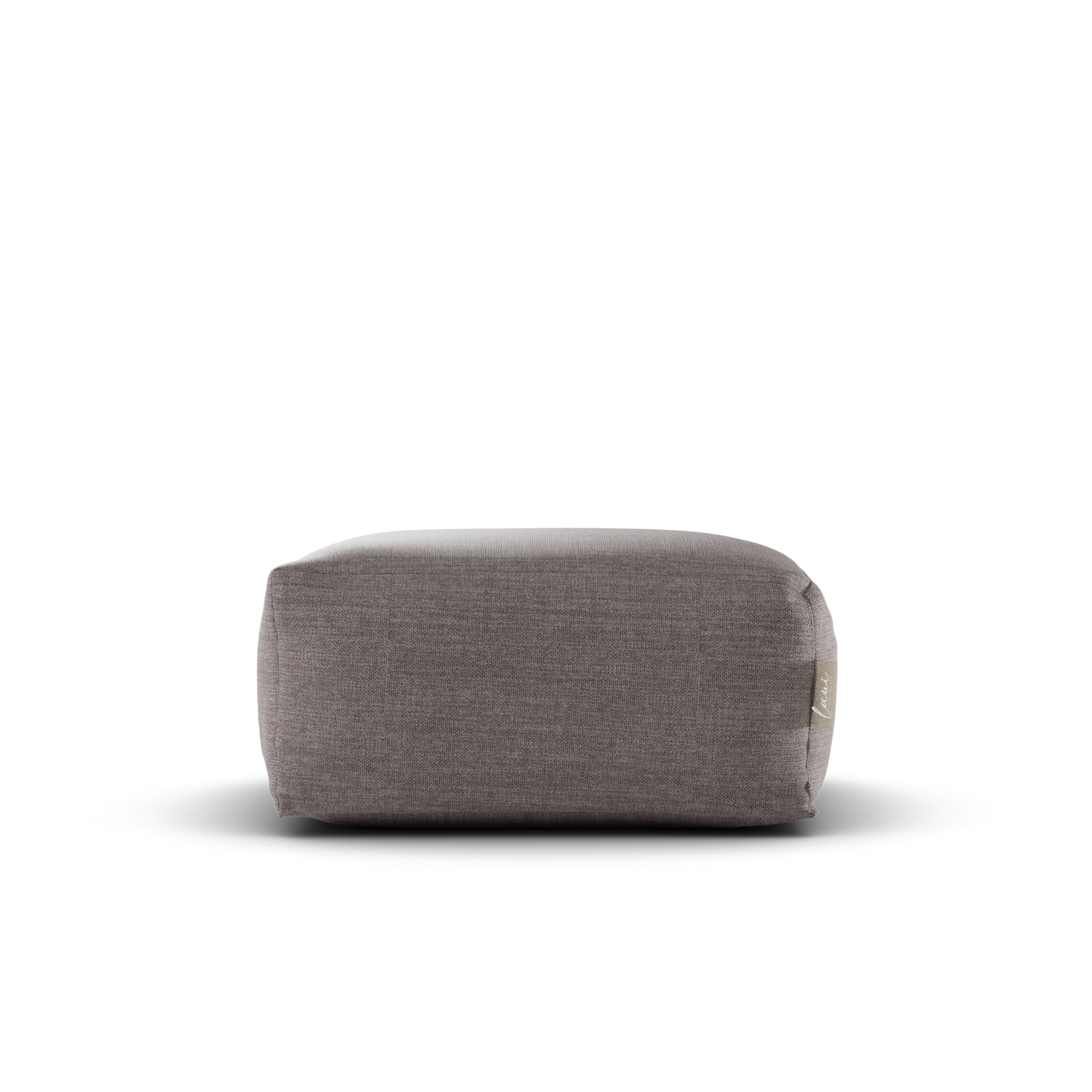 Laui Lounge™ - Linen Square Pouf Taupe