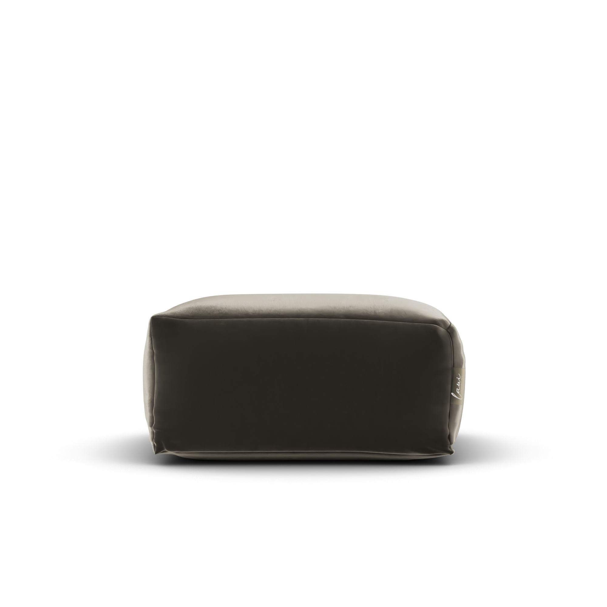 Laui Lounge™ - Pouf Carré en Velours Kaki