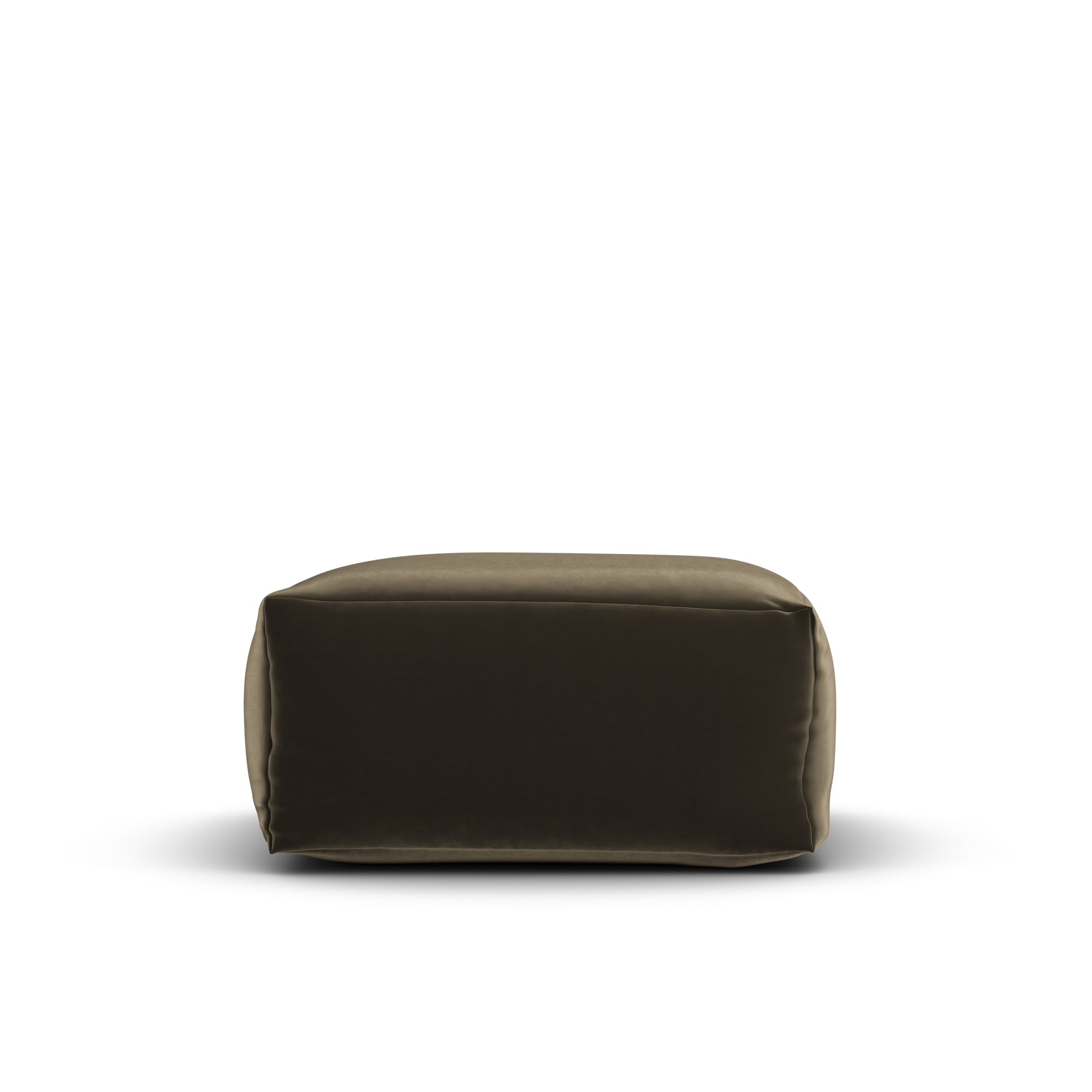 Laui Lounge™ - Velvet Square Pouf Taupe