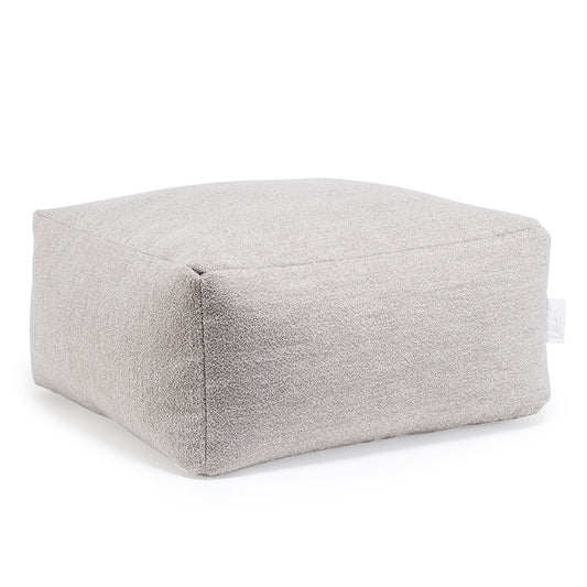 Laui Lounge™ - Retro Square Pouf Natural