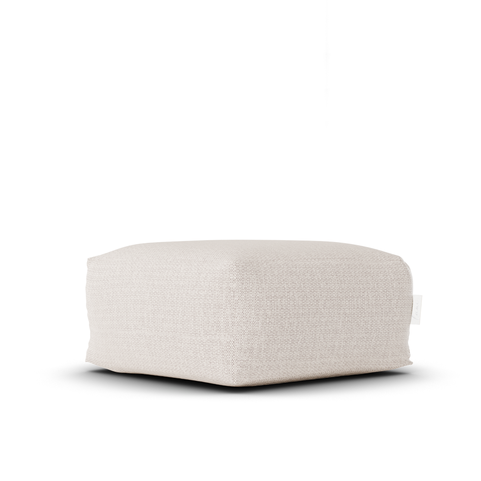 Laui Lounge - Boho Square Pouf - Beige