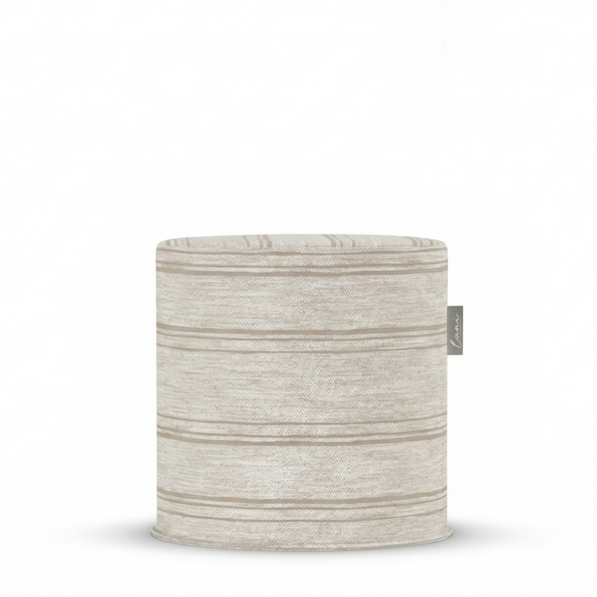 Laui Lounge™ - Outdoor Pouf Harvest Kaolin - Ø44x46cm