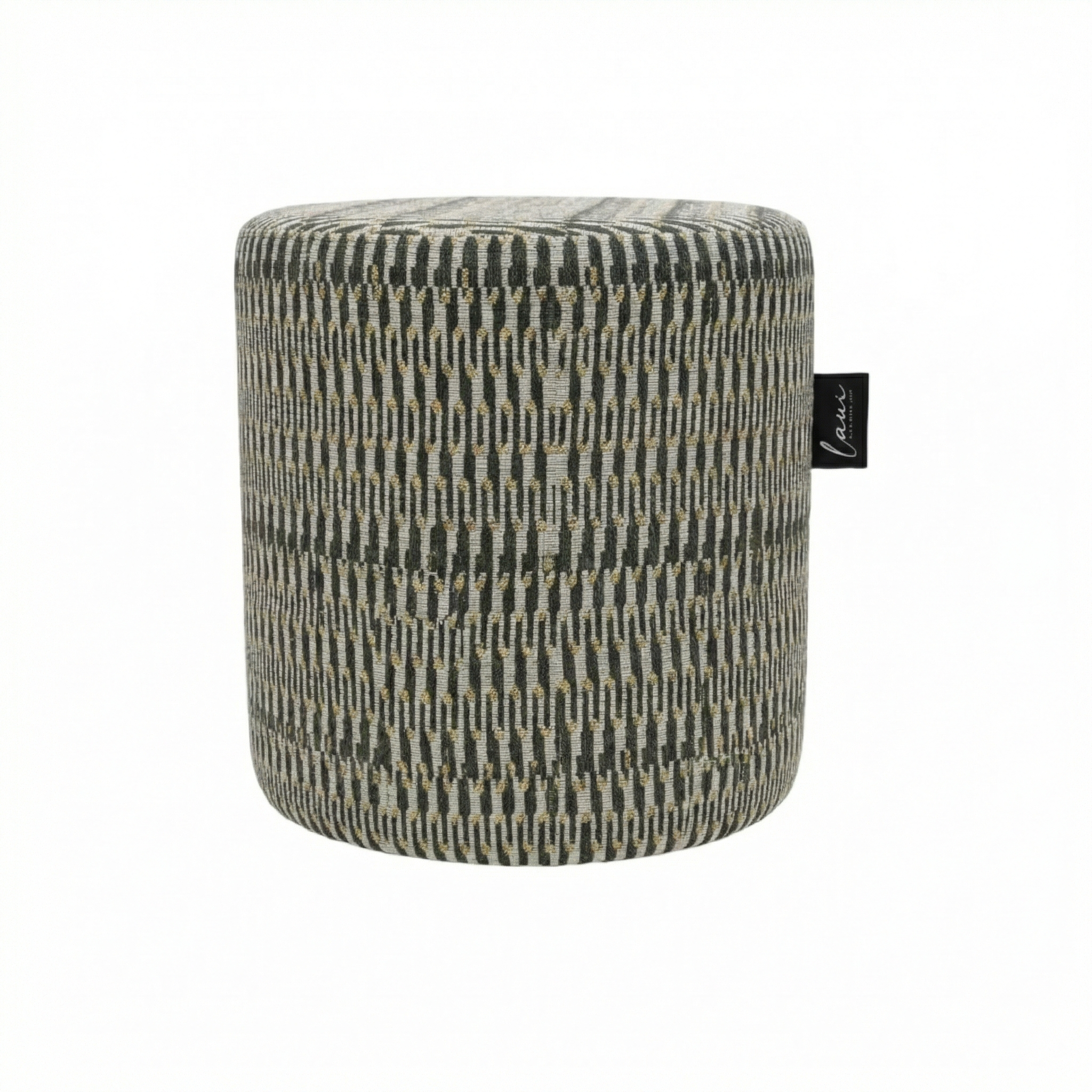 Laui Lounge™ - Outdoor Pouf Marquetry Bora - Ø44x46cm