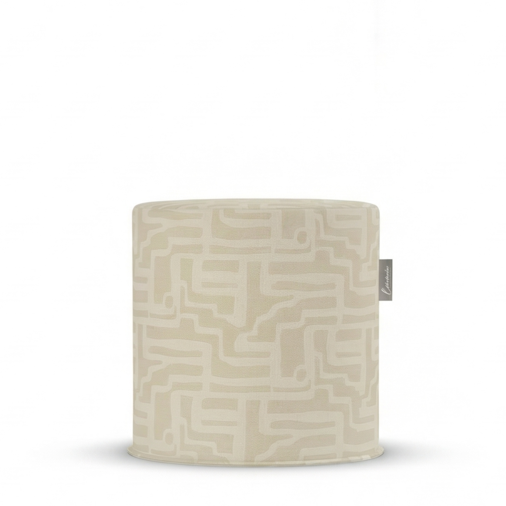 Laui Lounge™ - Outdoor Pouf Riddle Plaster - Ø44x46cm