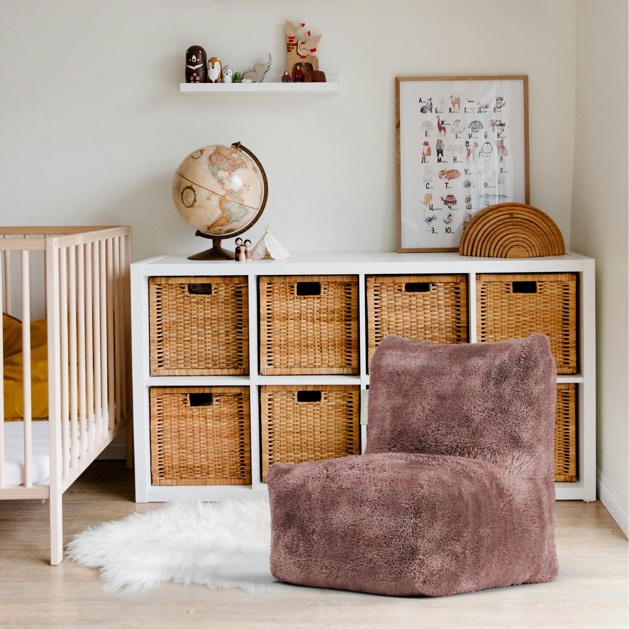 Laui Lounge™ - Doodle Kid Lounge Rose doux