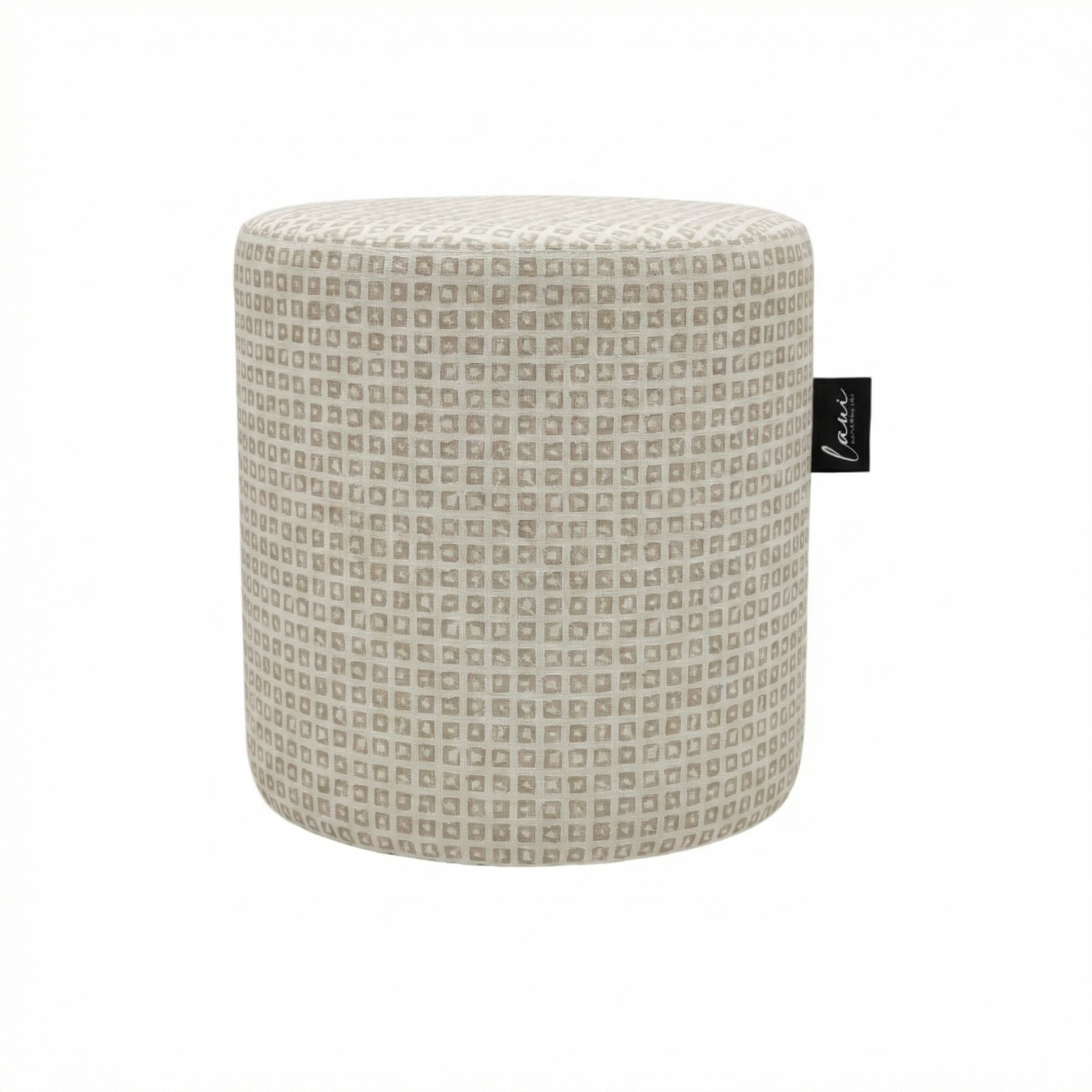 Laui Lounge™ - Outdoor Pouf Block Stonewash - Ø44x46cm