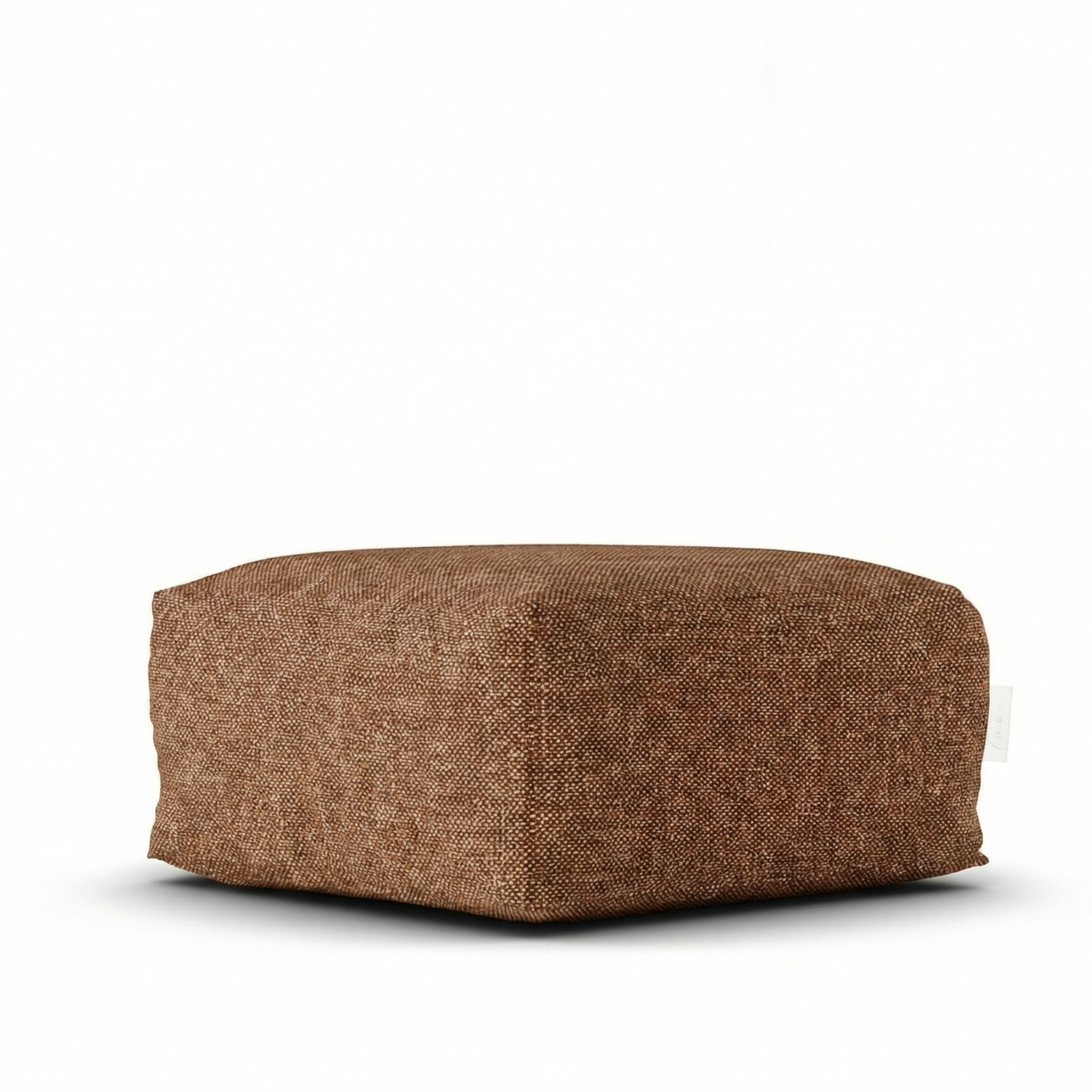 Laui Lounge™ - Linen Square Pouf Nature