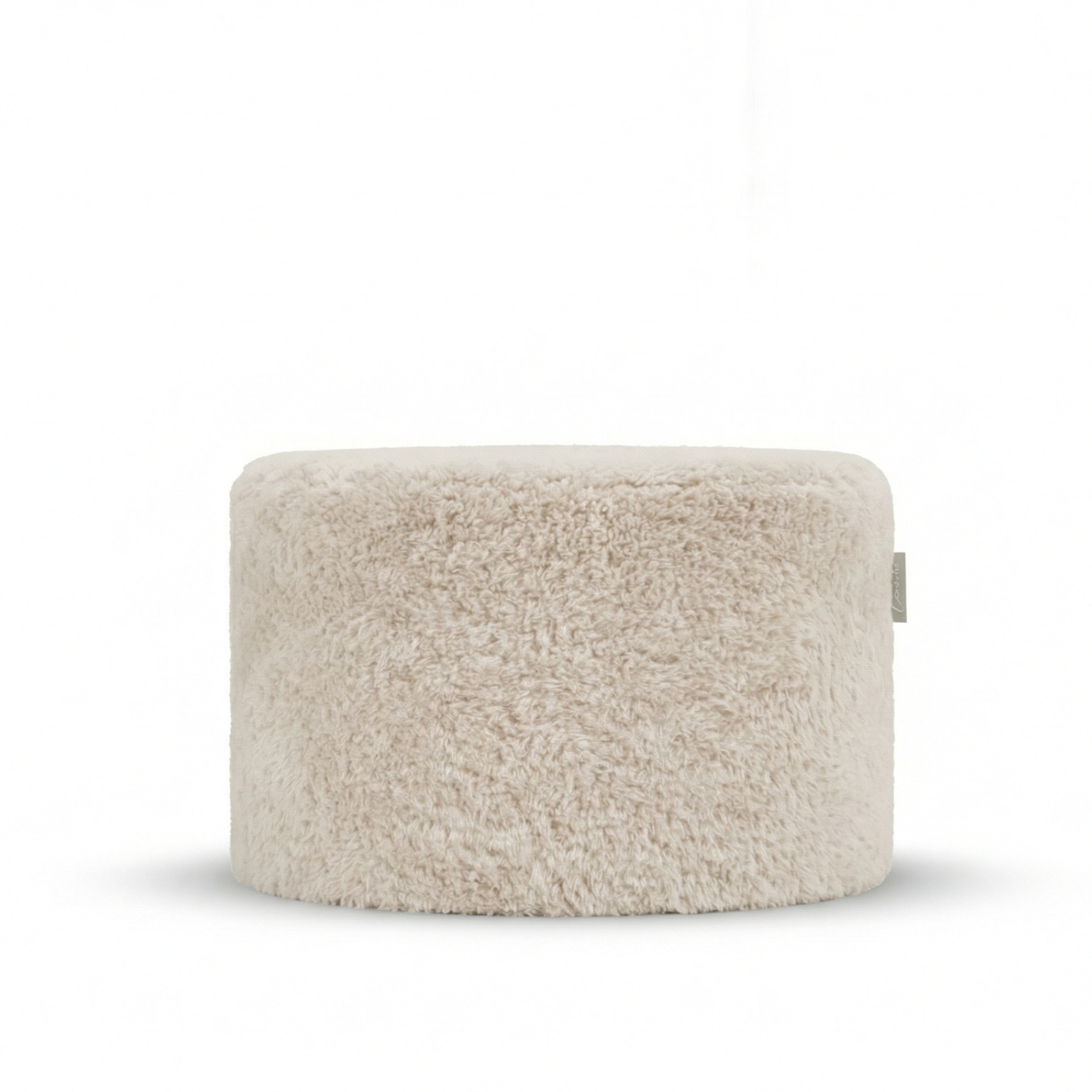 Laui Lounge™ - Indoor Pouf Doodle White/Cream - Ø68x35cm